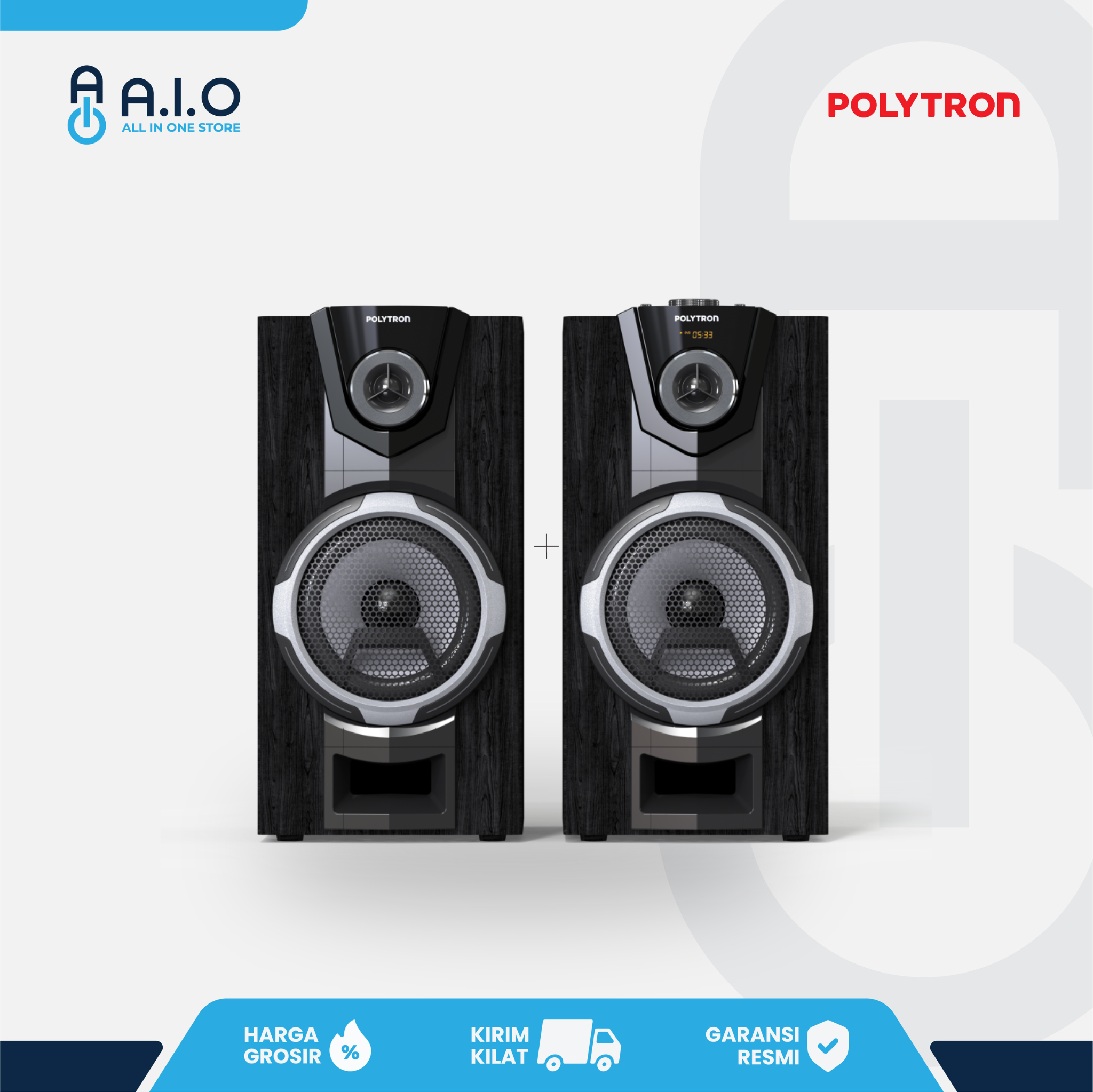 POLYTRON - SPEAKER ACTIVE BLUETOOTH - PAS 8E12
