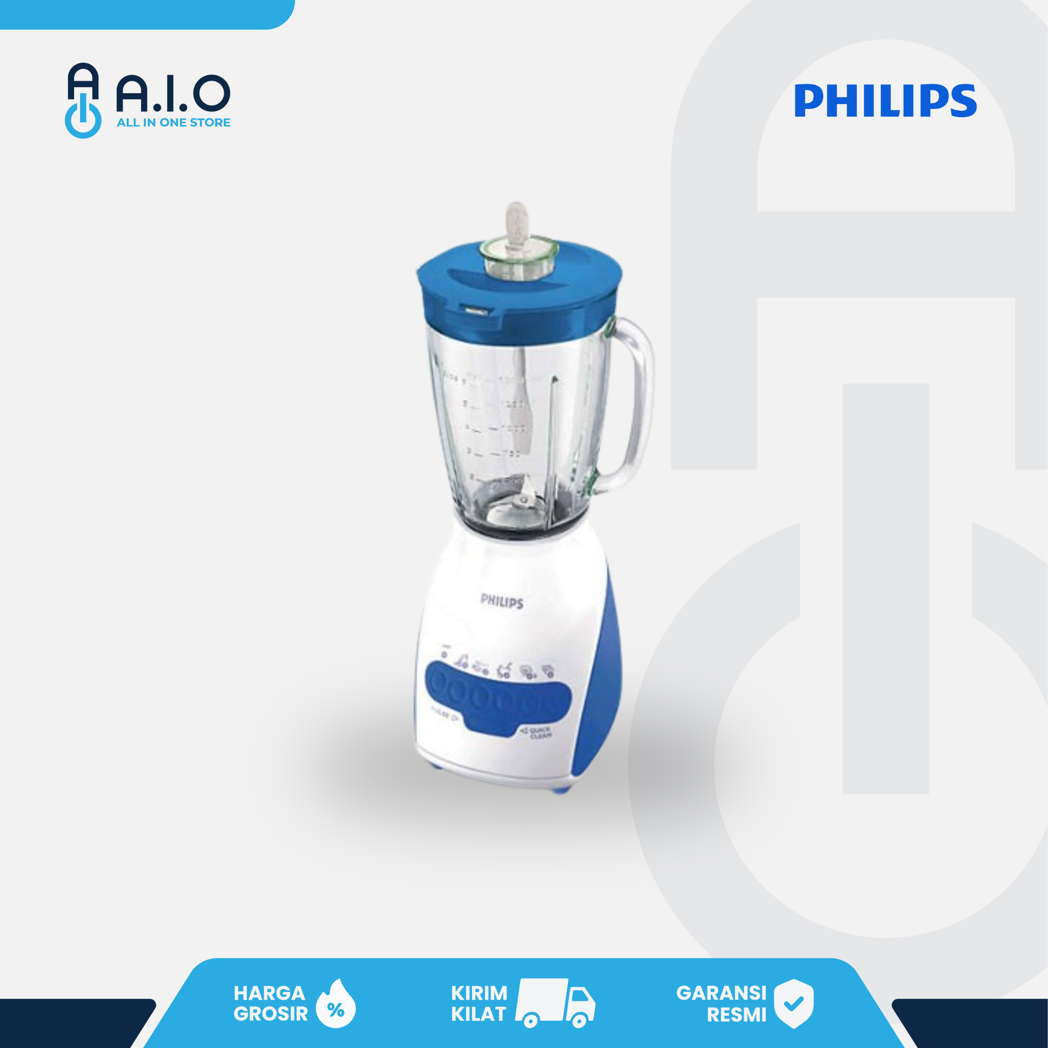 PHILIPS - BLENDER PLASTIC 2 L - HR2115/30