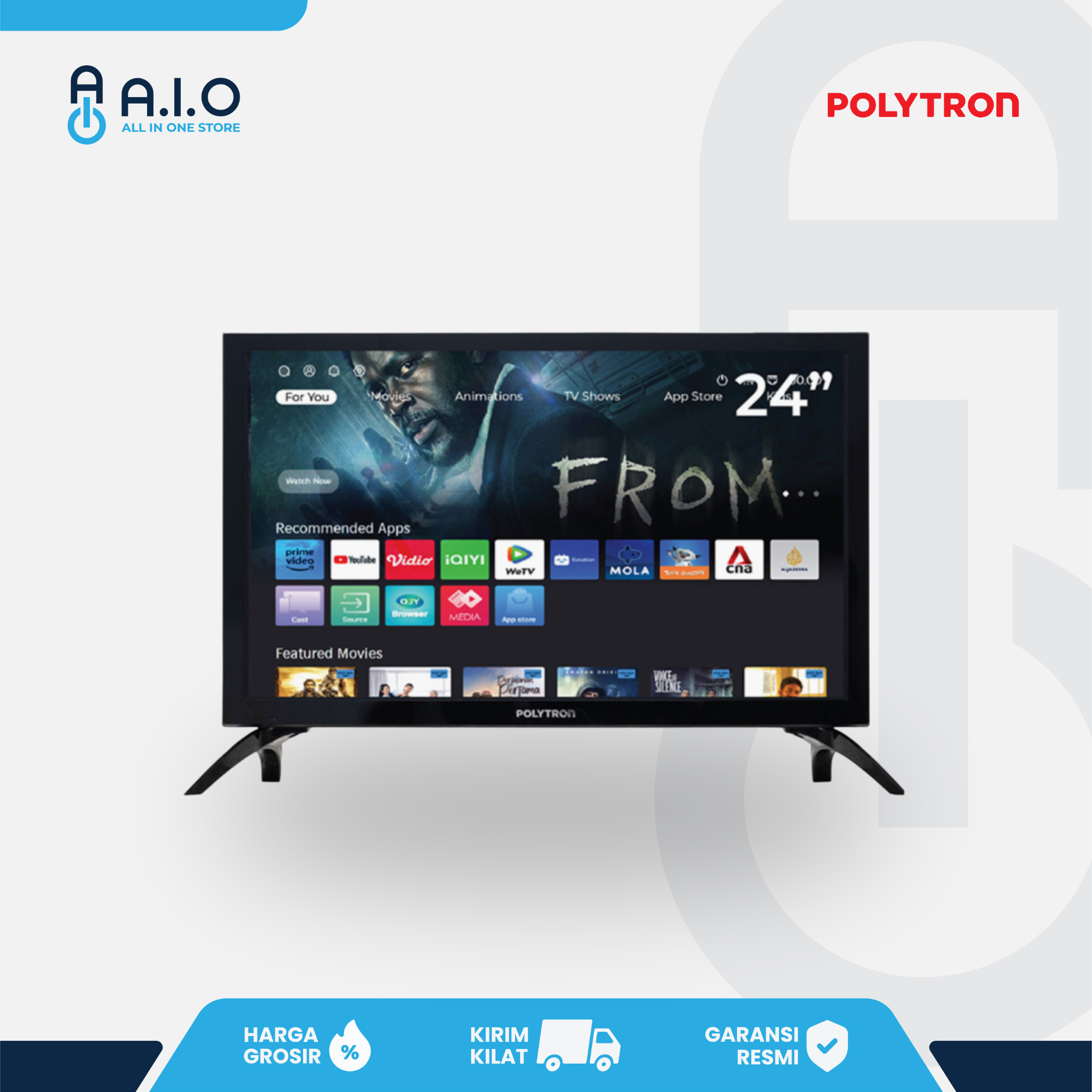 POLYTRON - TV SMART 24" - PLD 24CV1869