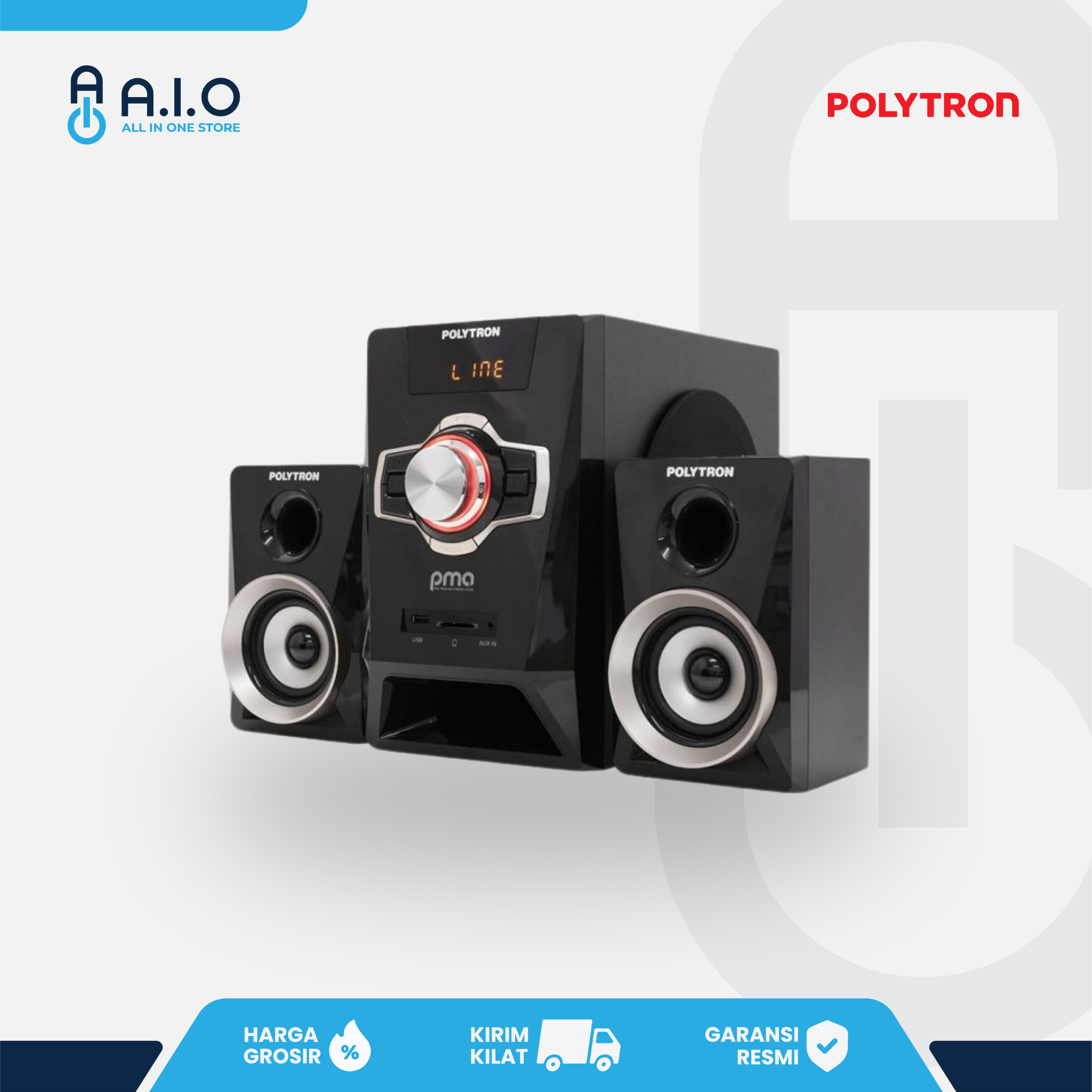 POLYTRON - SPEAKER ACTIVE BLUETOOTH - PMA 9321B