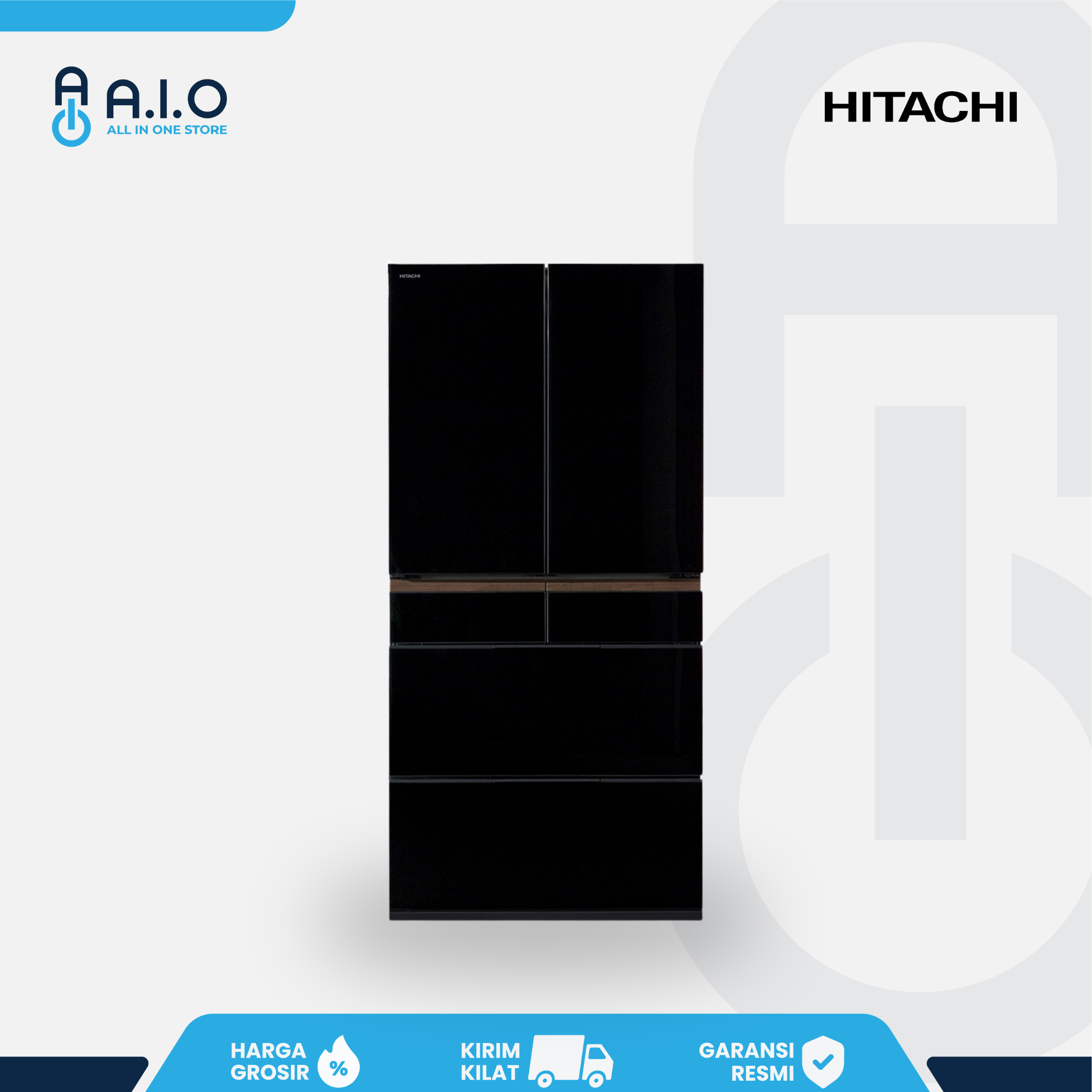 HITACHI - KULKAS MULTIDOOR 6 PINTU 525 L - R GW670TN XK