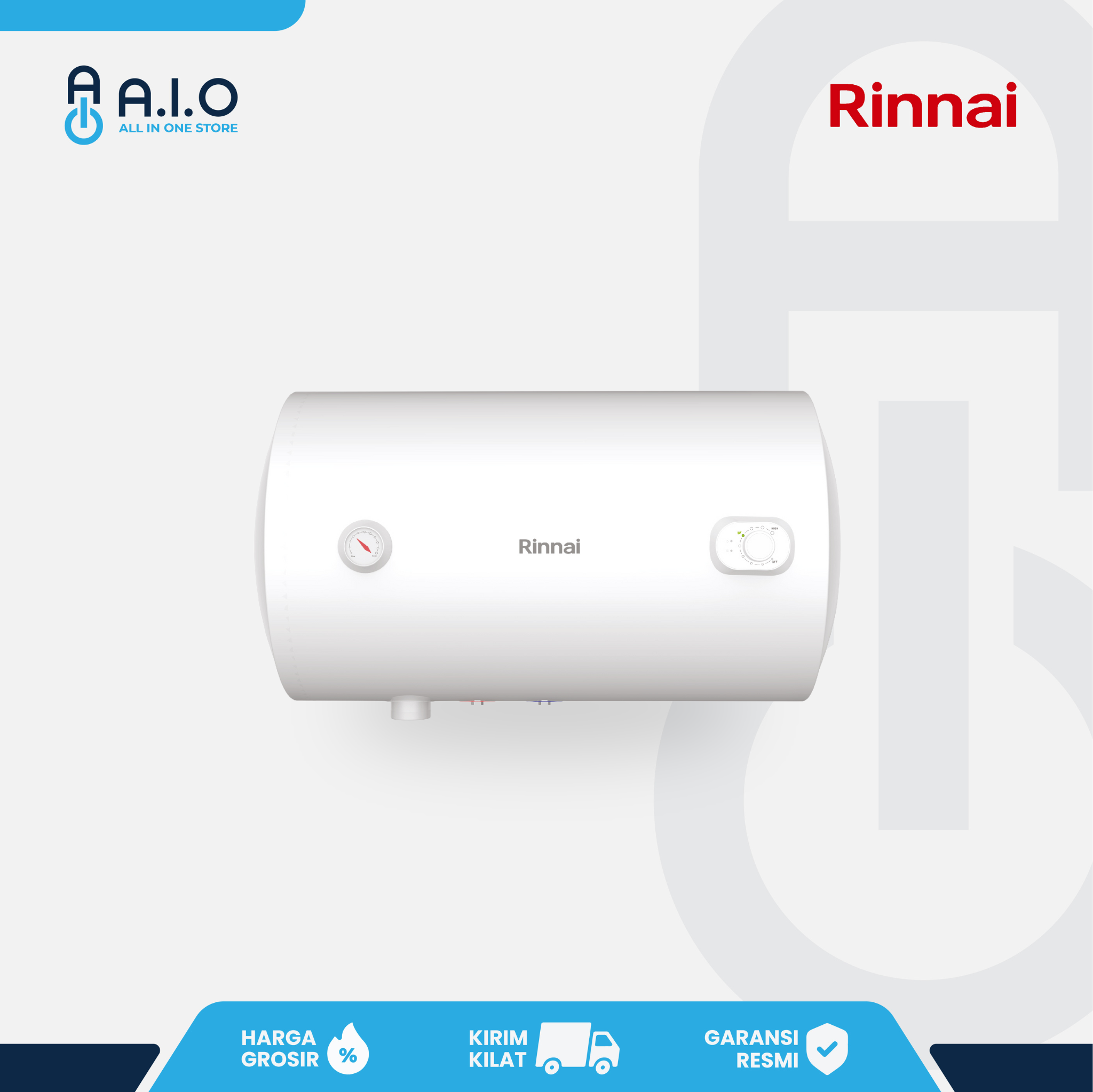 RINNAI - WATER HEATER 100 L - RES A100H15C