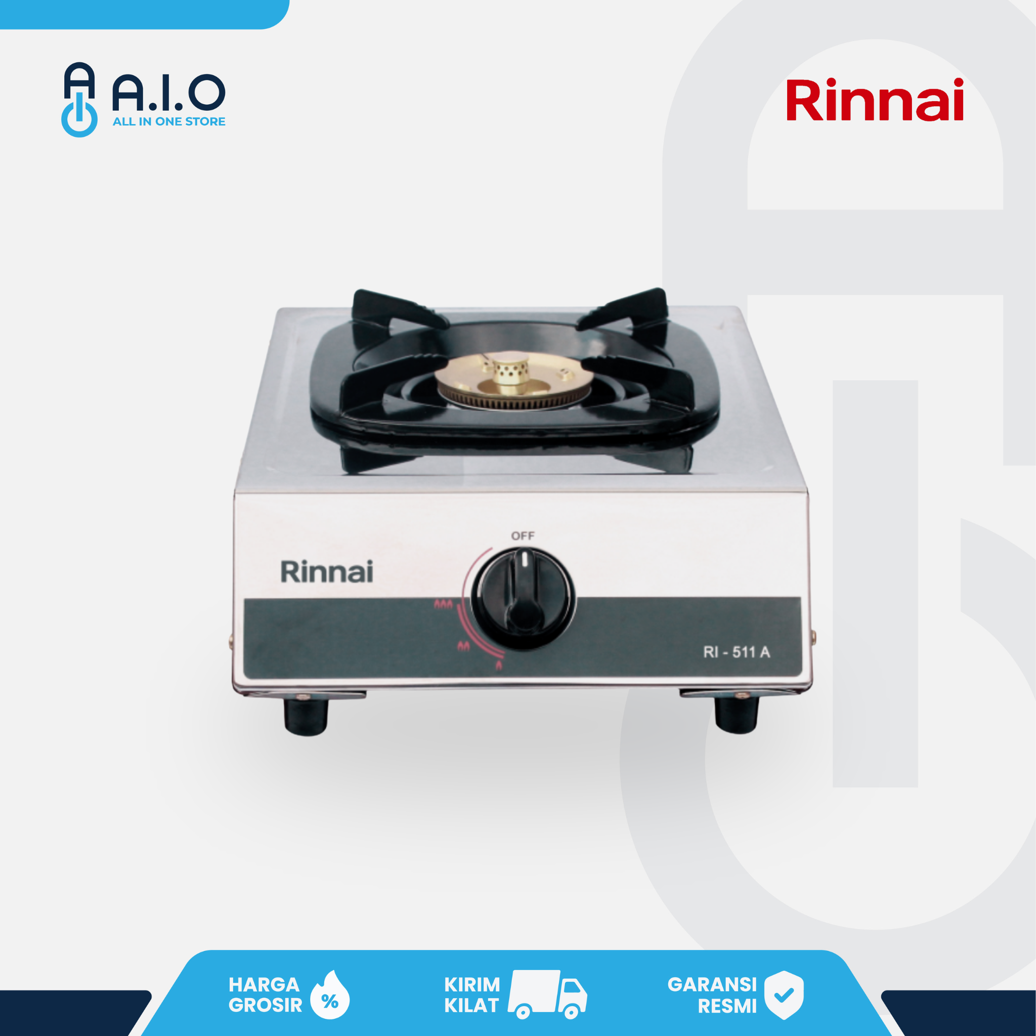RINNAI - KOMPOR 1 TUNGKU - RI 511A