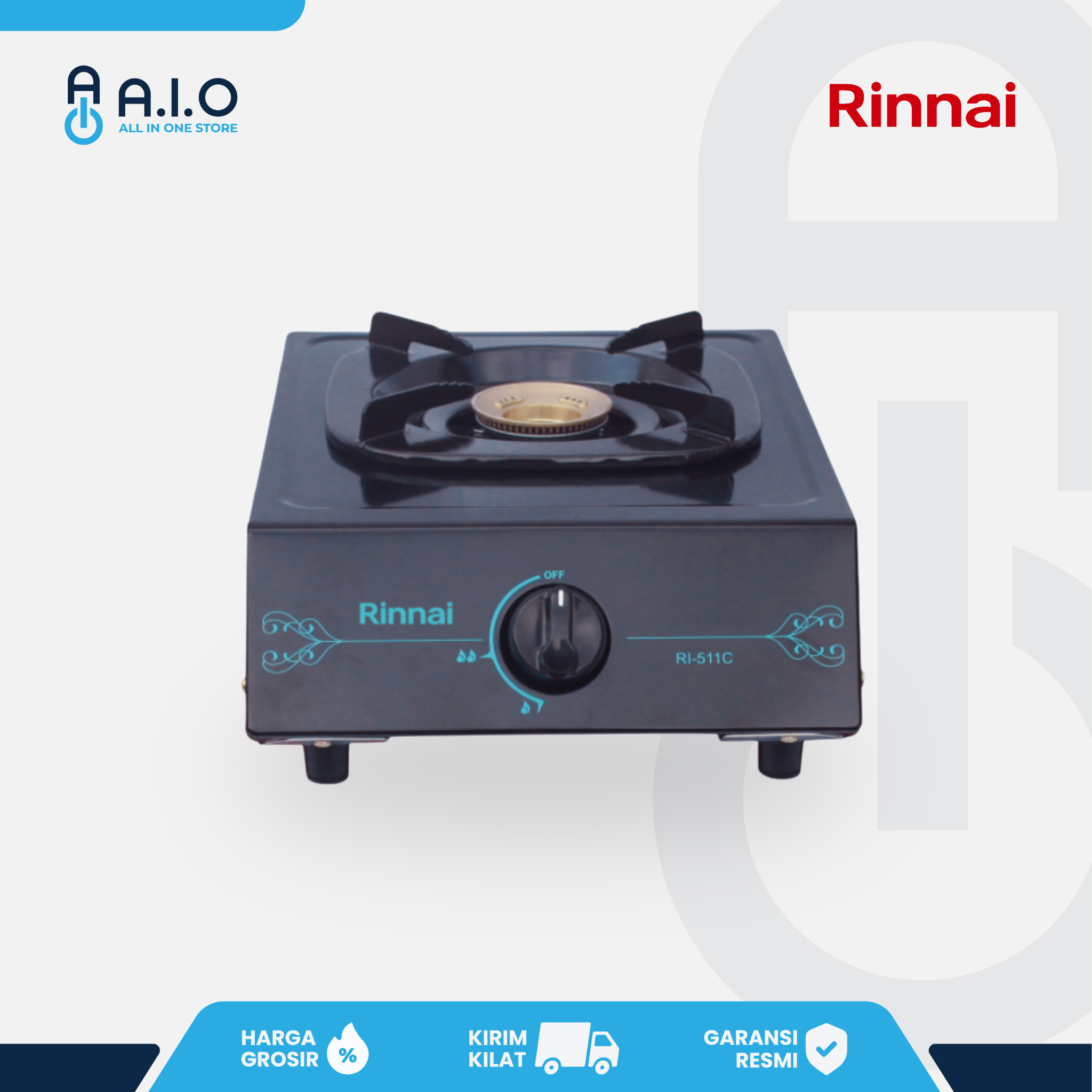 RINNAI - KOMPOR 1 TUNGKU - RI 511C