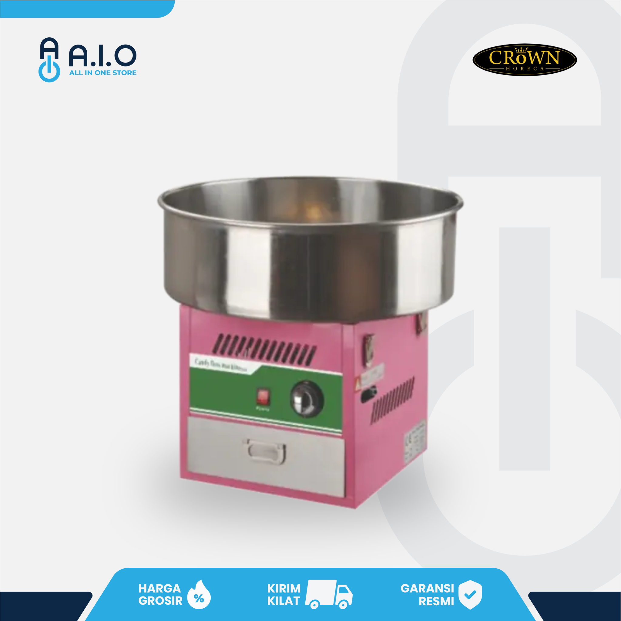 CROWN - GAS COTTON CANDY MACHINE - SC RM3