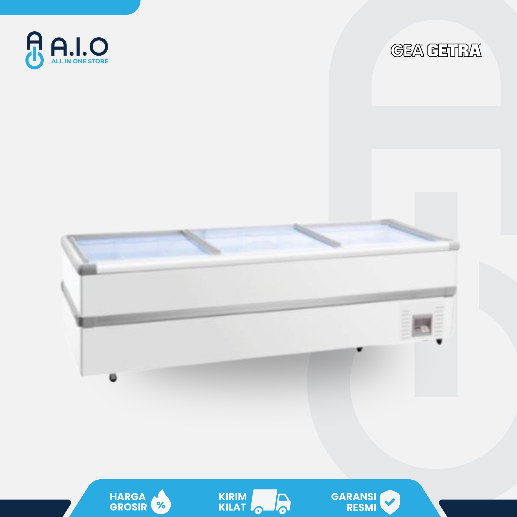 GEA - ISLAND FREEZER (SLIDING FLAT GLASS) 1245 L - SCD 1280