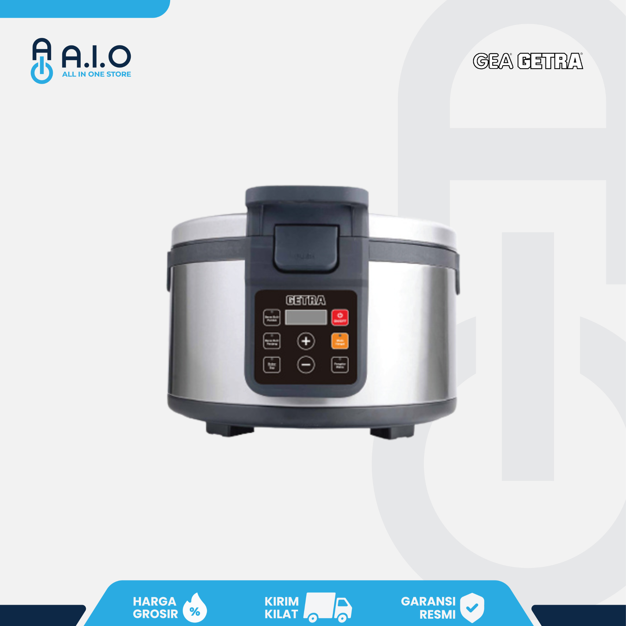 GETRA - RICE COOKER 20 L - SH 8600E