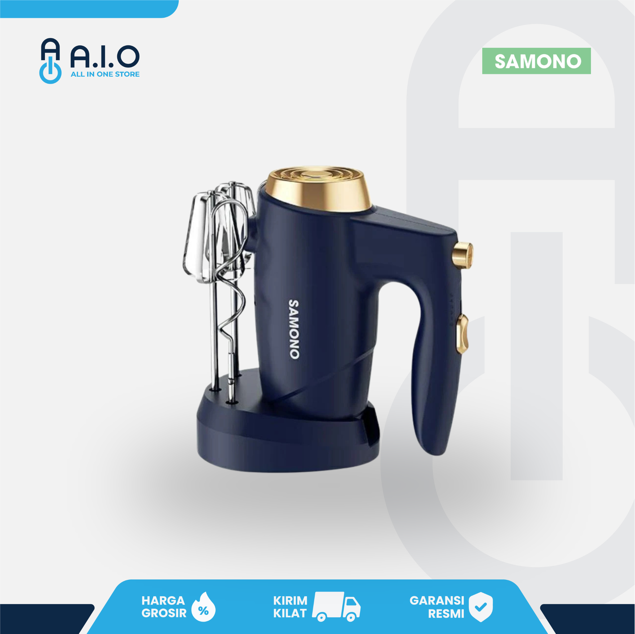 SAMONO - ELECTRIC HAND MIXER 200 WATT - SW THMB200