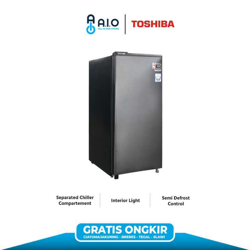 Rekomendasi Kulkas 1 pintu yang memiliki fitur Semi-Auto Defrost 5 TOSHIBA KULKAS 1 PINTU GR RD235CC DMF