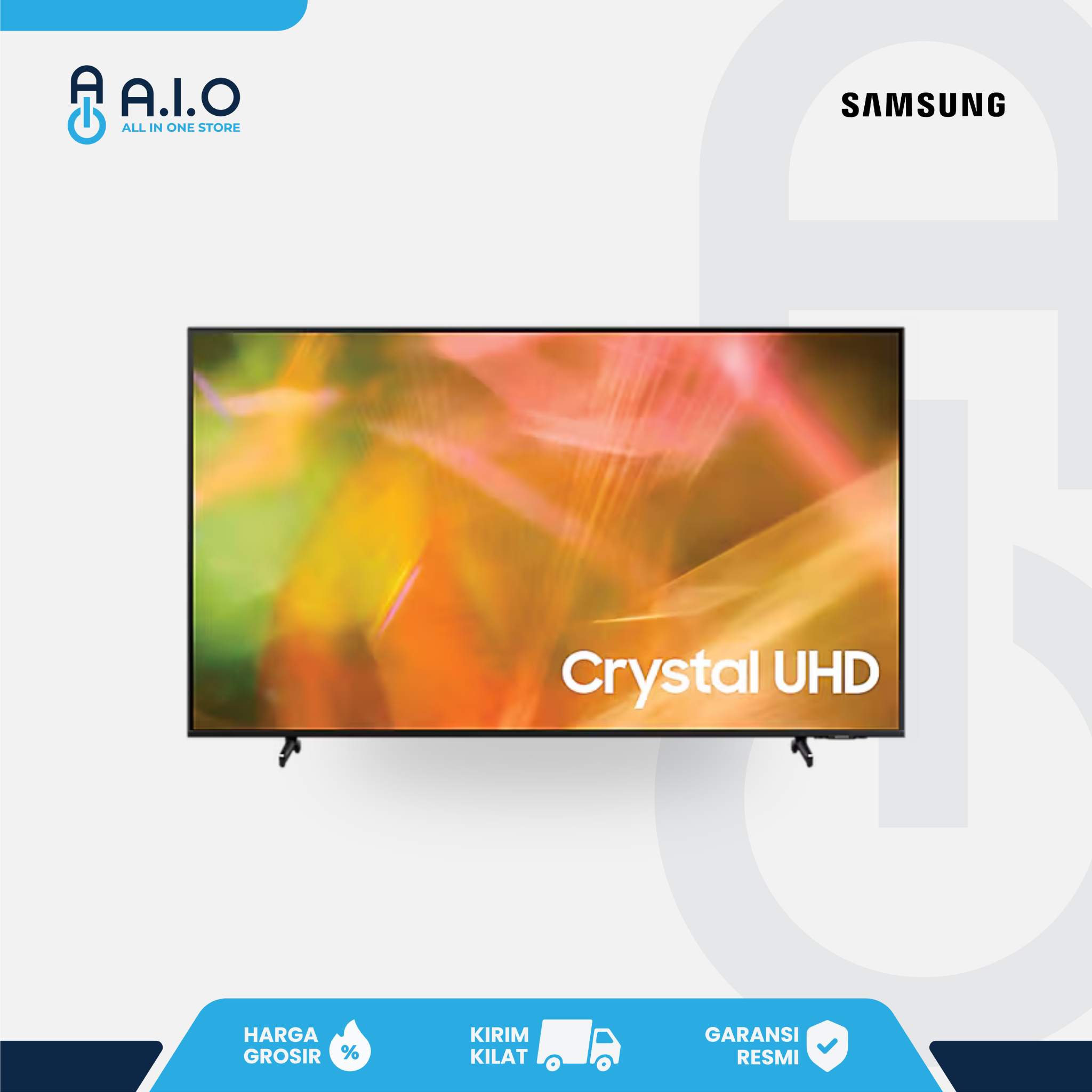 SAMSUNG - TV SMART 43" - UA43AU8000K