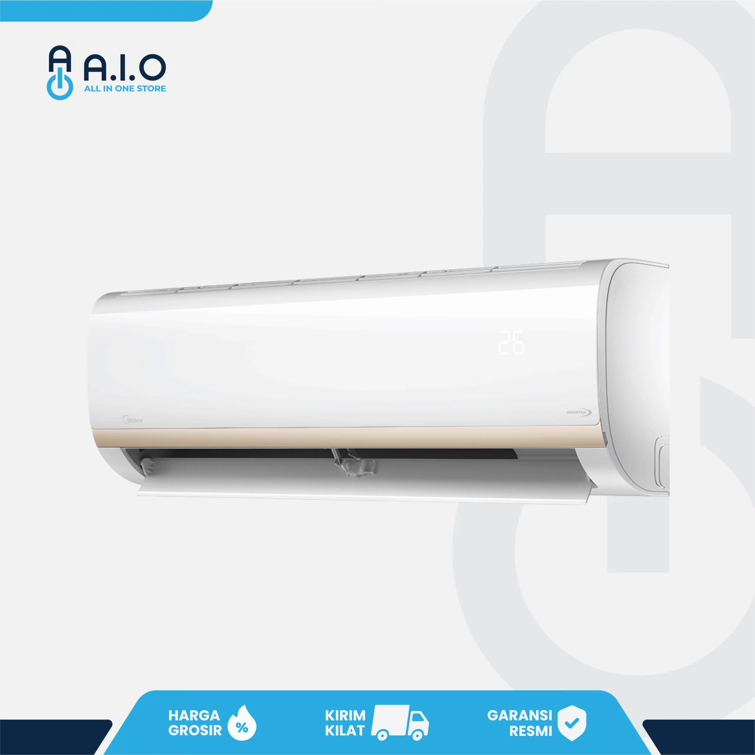 MIDEA - AC SPLIT INVERTER 0.5 PK - MSIAF 05CRDN2X 3 MIDEA - AC SPLIT INVERTER 0.5 PK - MSIAF 05CRDN2X - Gambar 3