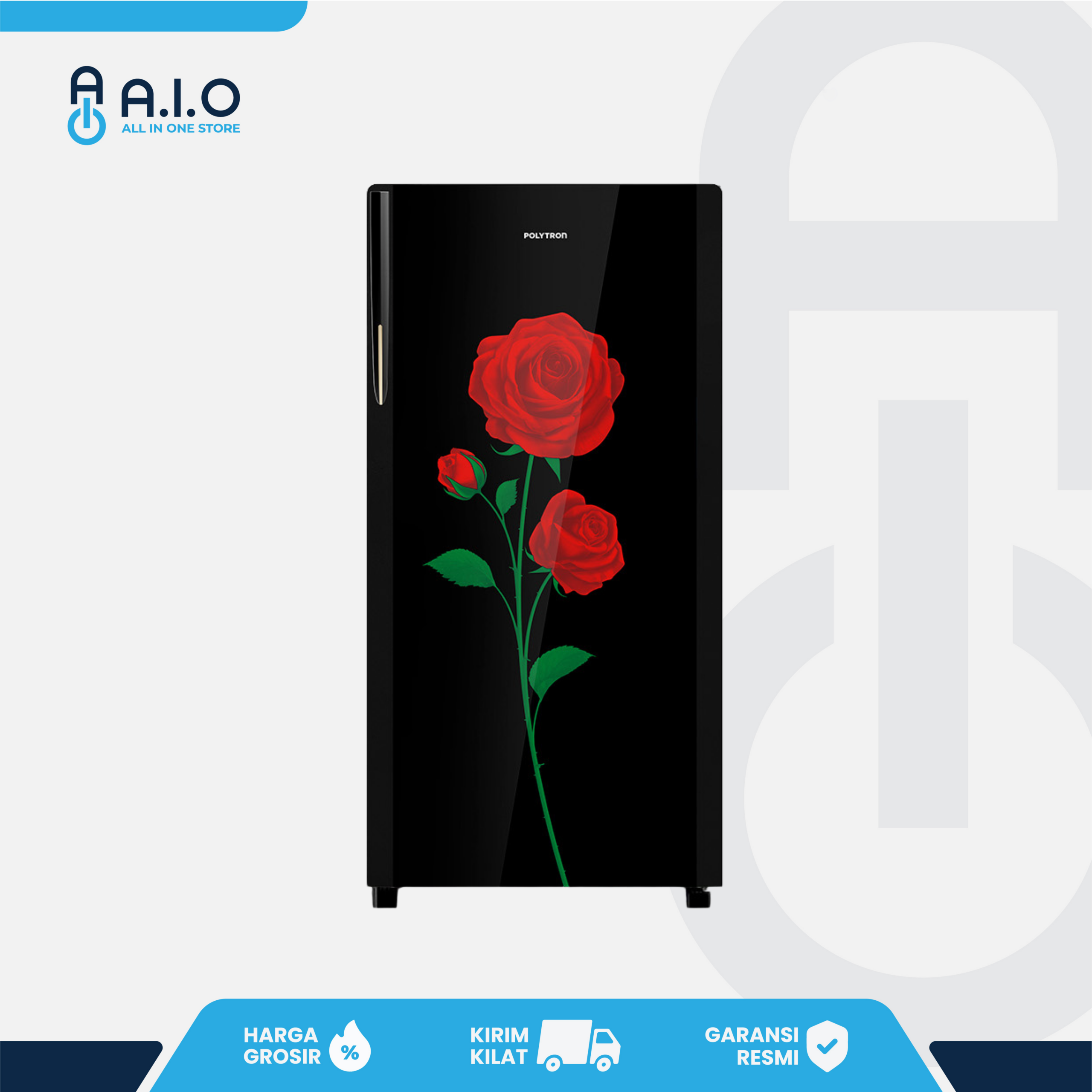 POLYTRON - KULKAS 1 PINTU 160 L - PRA 16DRX