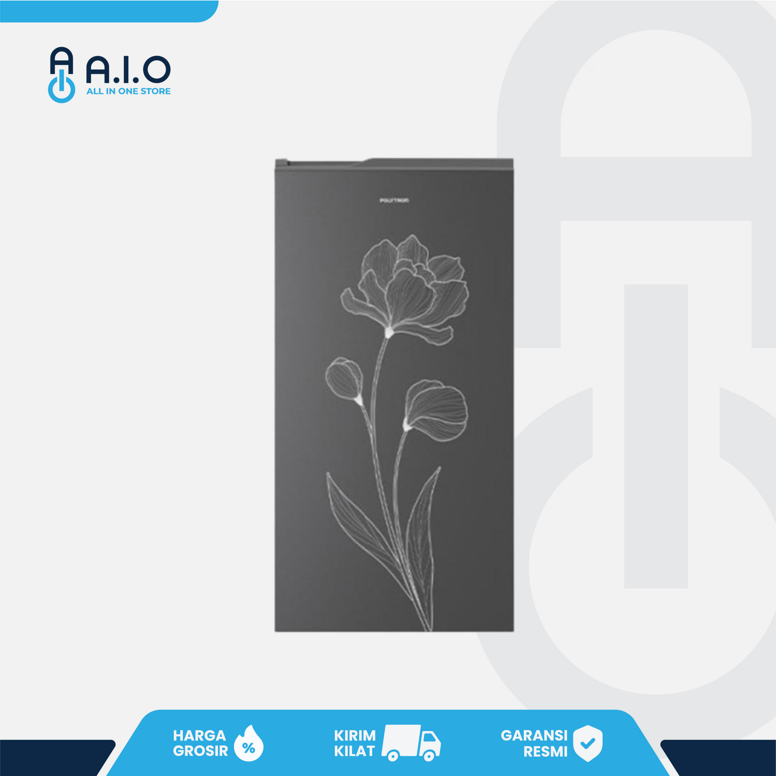 POLYTRON - KULKAS 1 PINTU 170L - PRB 177TY