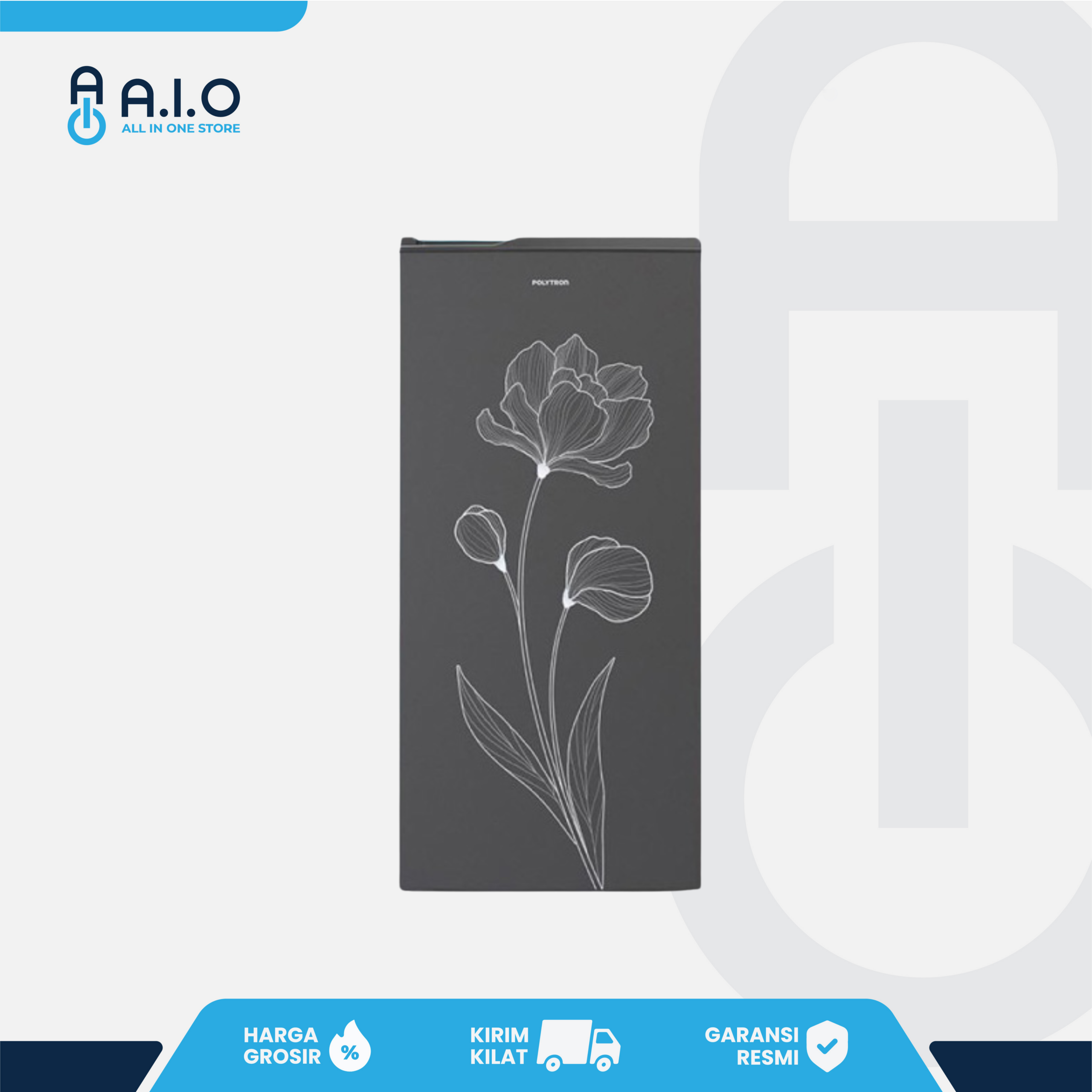 POLYTRON - KULKAS 1 PINTU 180 L - PRB 187TY