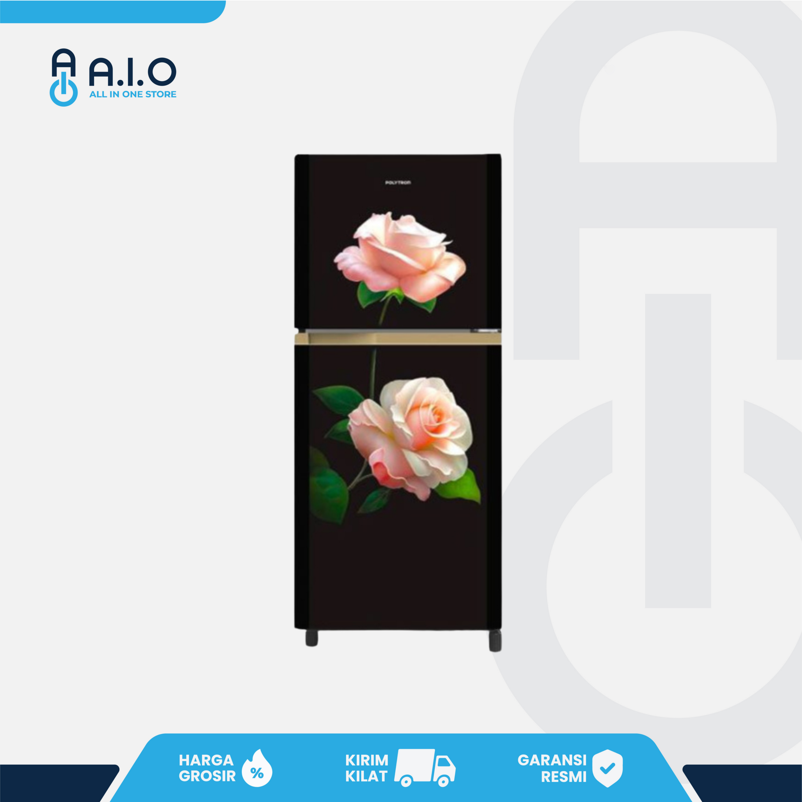 POLYTRON - KULKAS 2 PINTU 166 L - PRM 20CRD