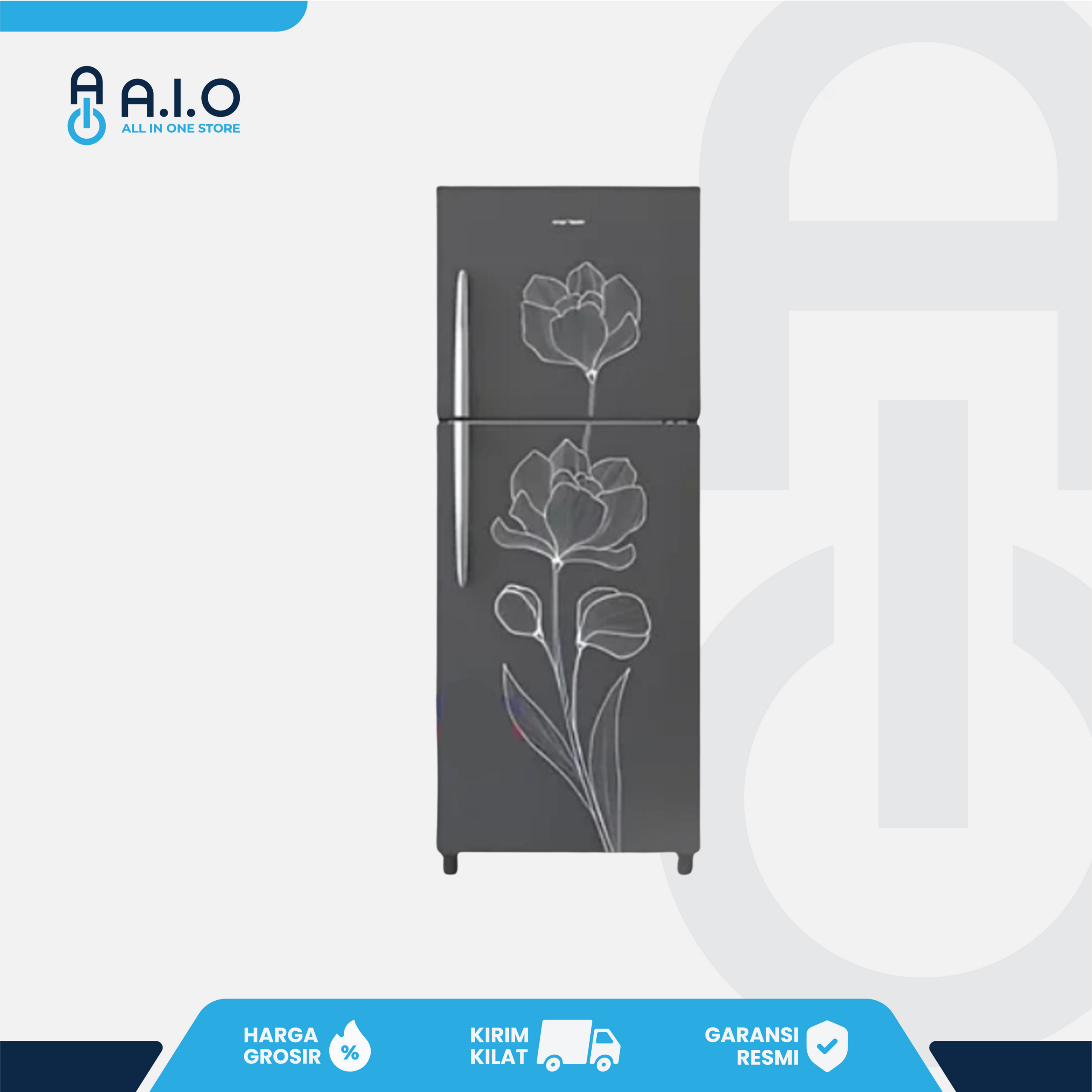 POLYTRON - KULKAS 2 PINTU 210 L - PRB 217TY