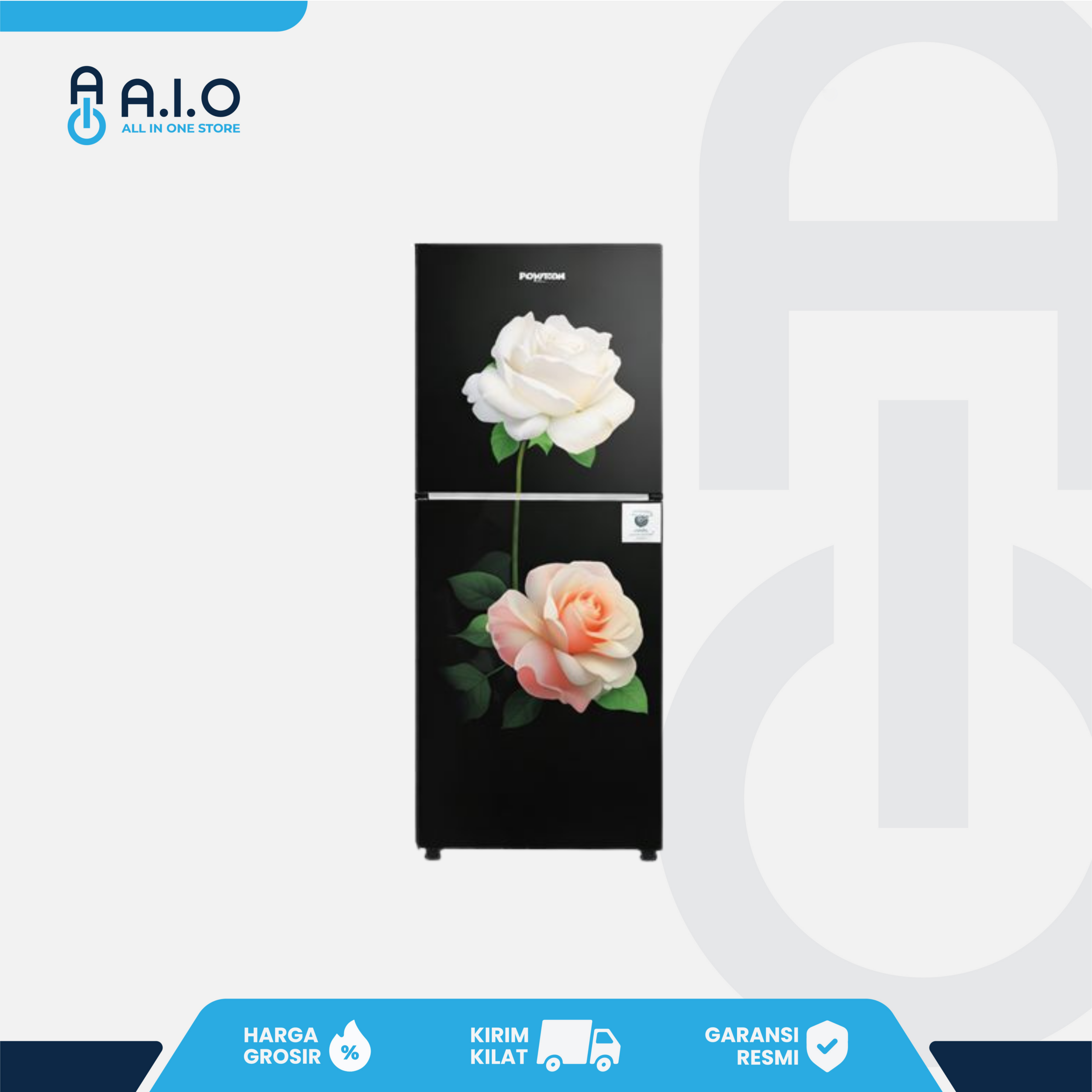 POLYTRON - KULKAS 2 PINTU 210 L - PRM 21DRD