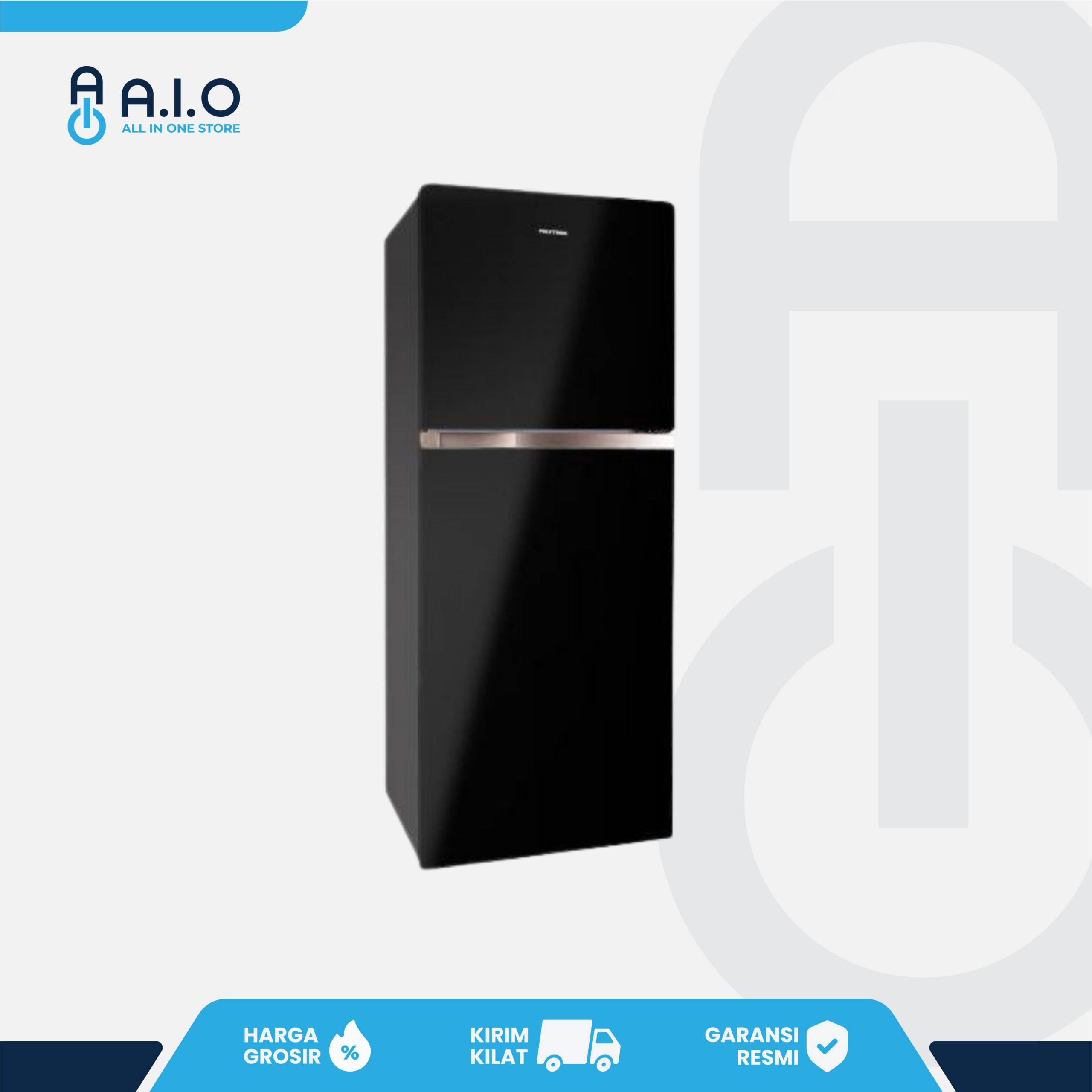 POLYTRON - KULKAS 2 PINTU 220 L - PRW 23MN