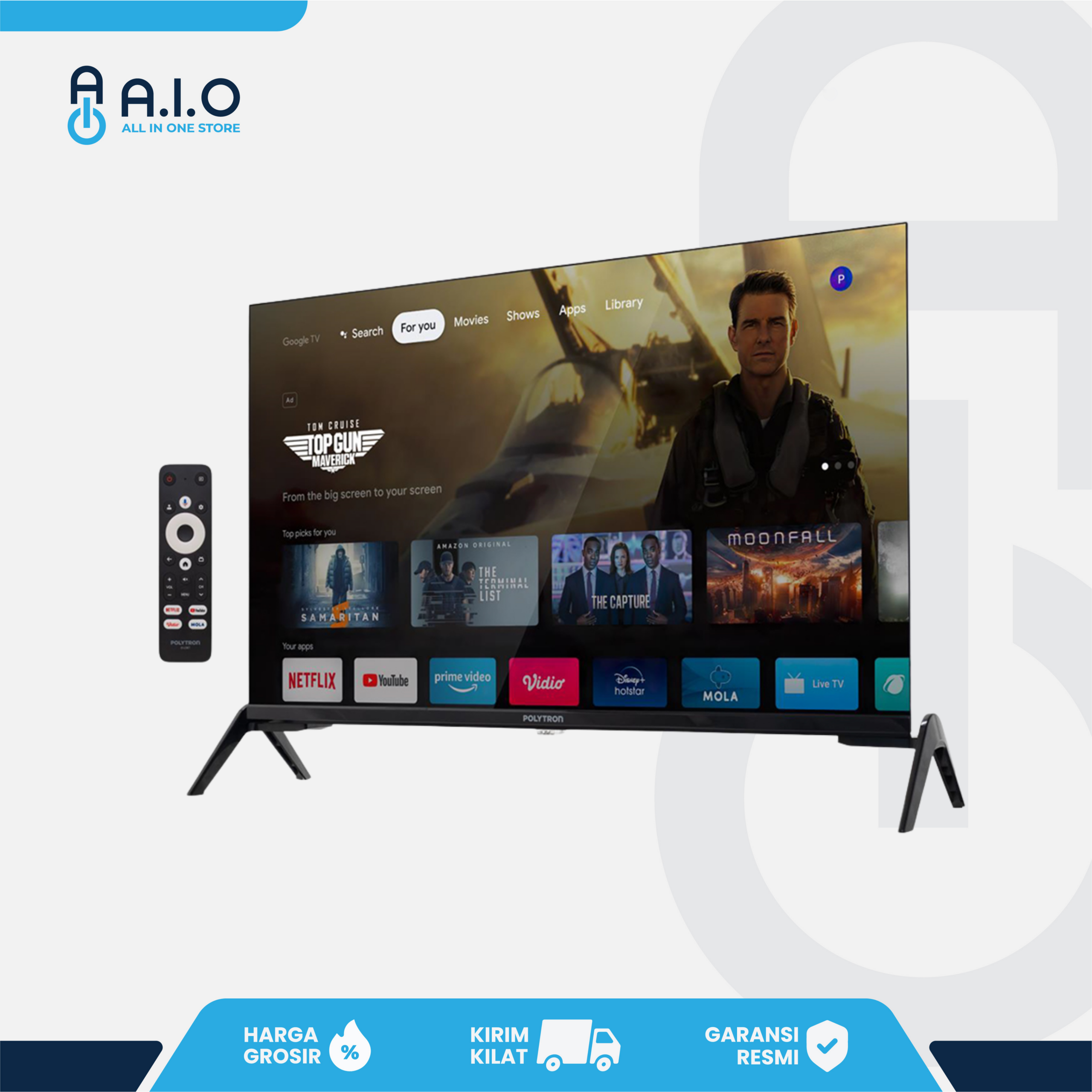 POLYTRON - GOOGLE TV 43" - PLD 43RG9059