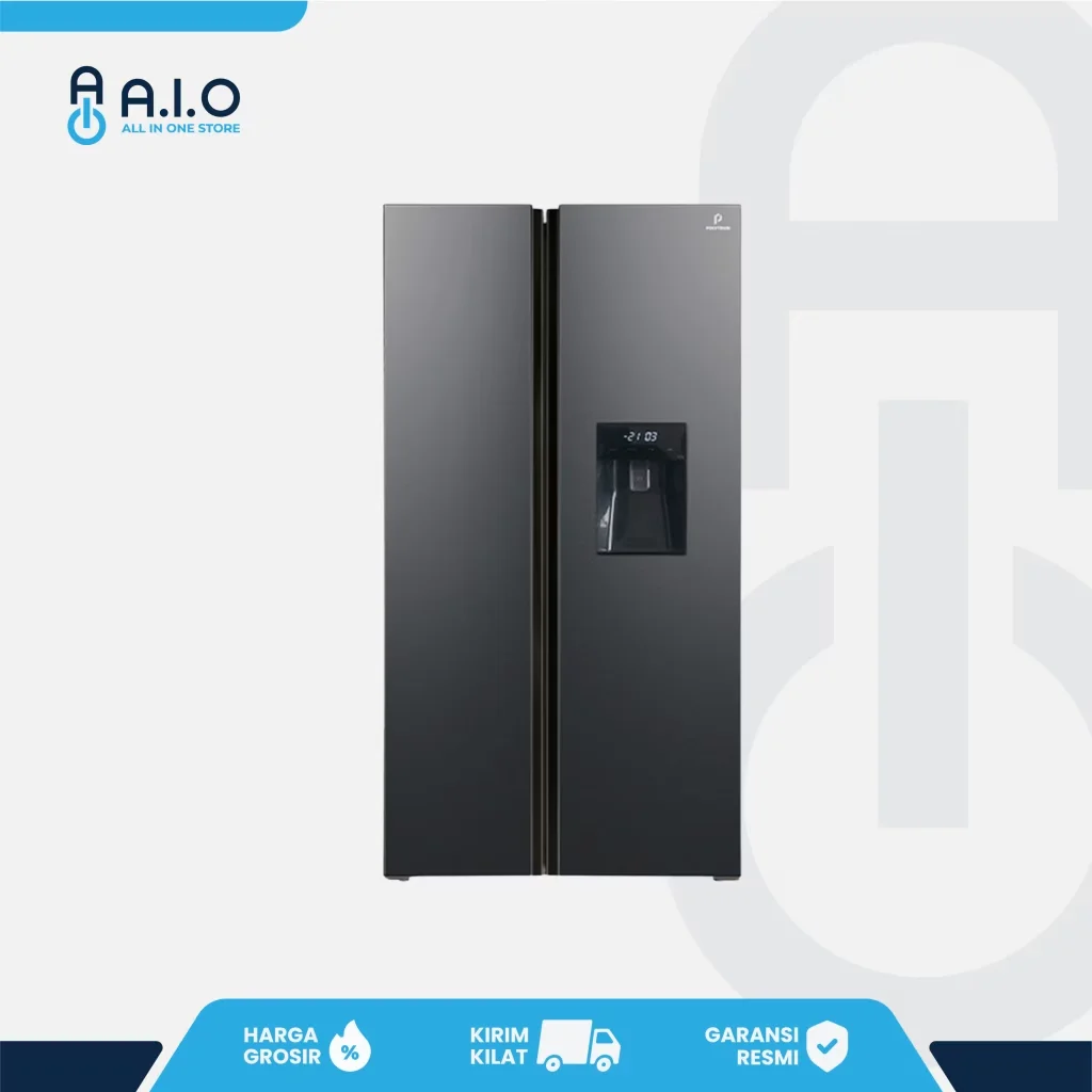 POLYTRON - KULKAS SIDE BY SIDE 472 L - PRS 480X