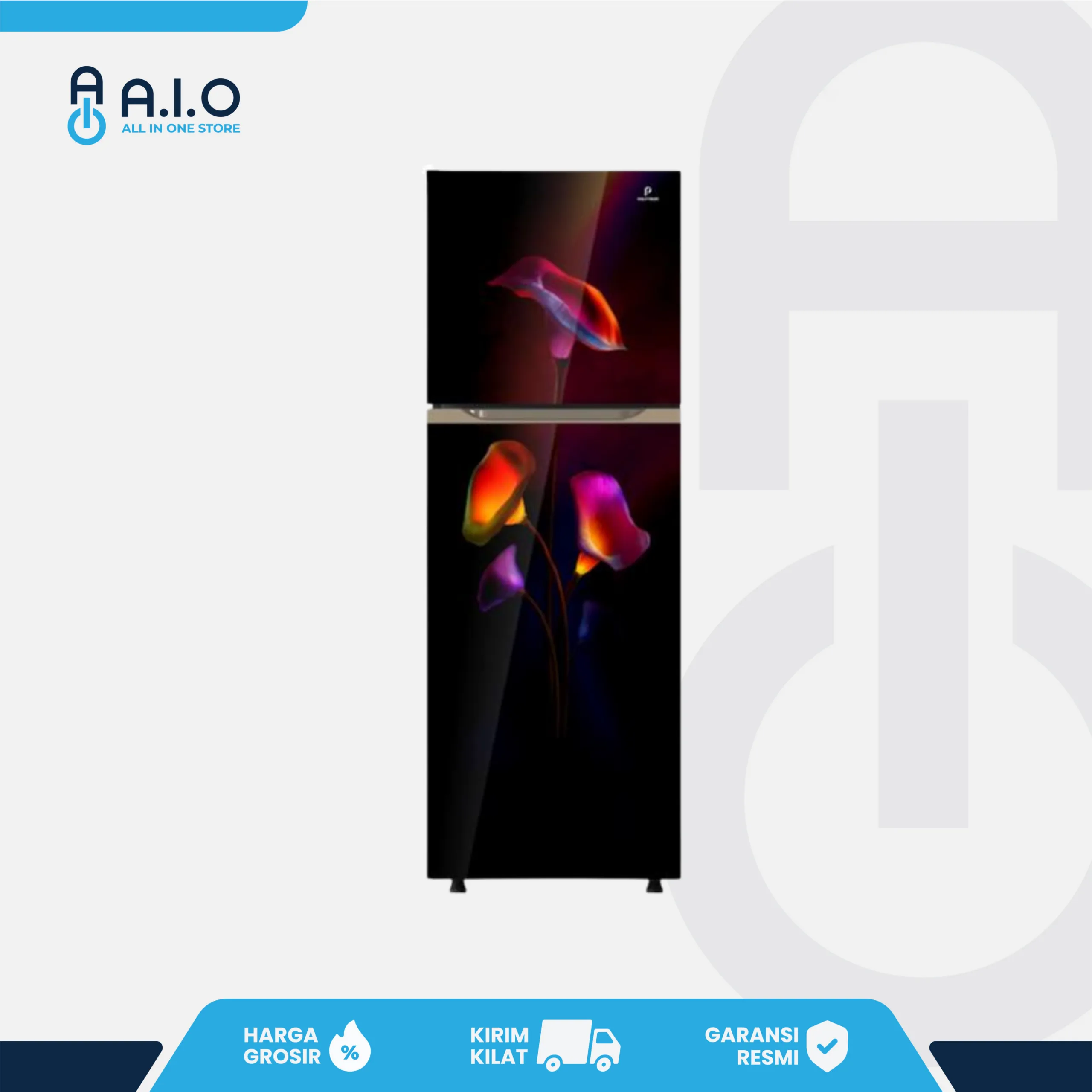 POLYTRON - KULKAS 2 PINTU 150 L - PRM 490MTR - Gambar 1