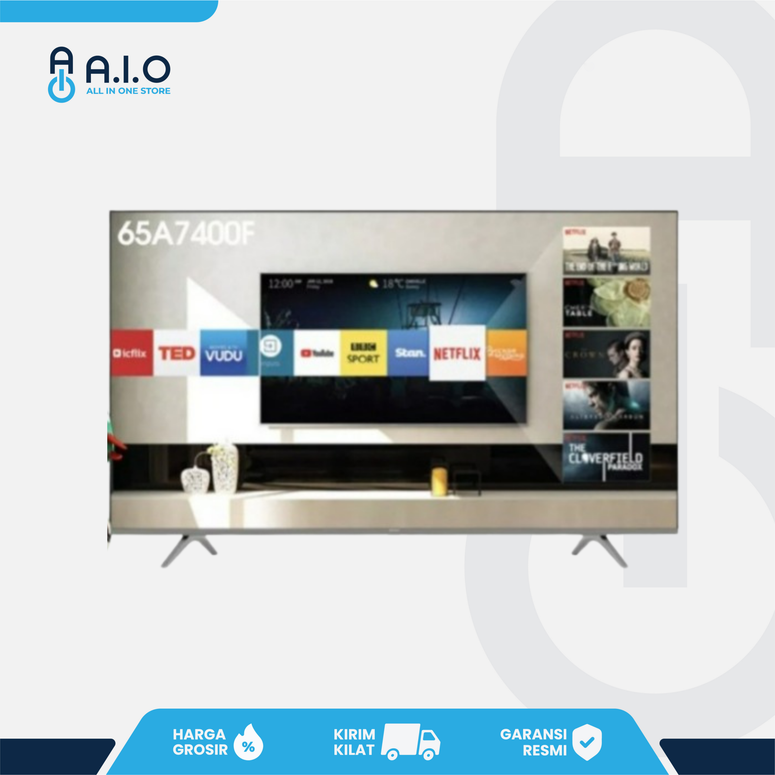 HISENSE - TV SMART 65" - 65A7400F