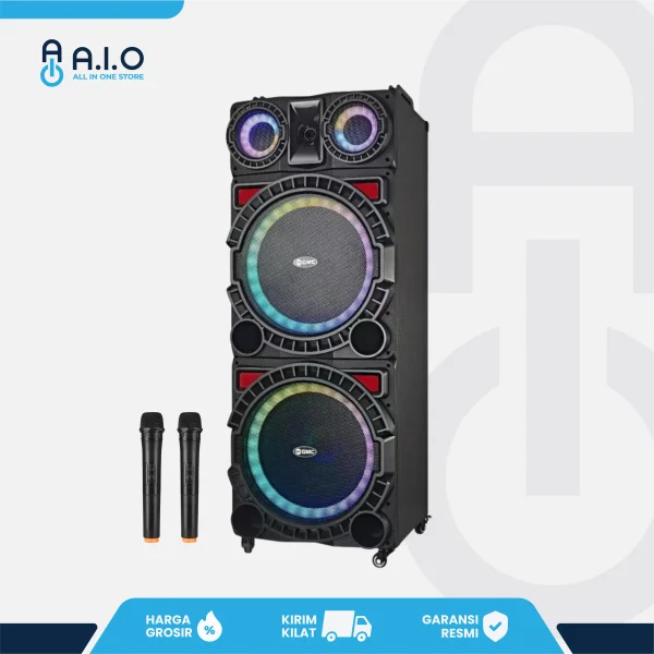 20 Rekomendasi Speaker Bluetooth Full Bass Terbaik 62 GMC - SPEAKER MULTIMEDIA BLUETOOTH + 2 MIC WIRELESS - 899T