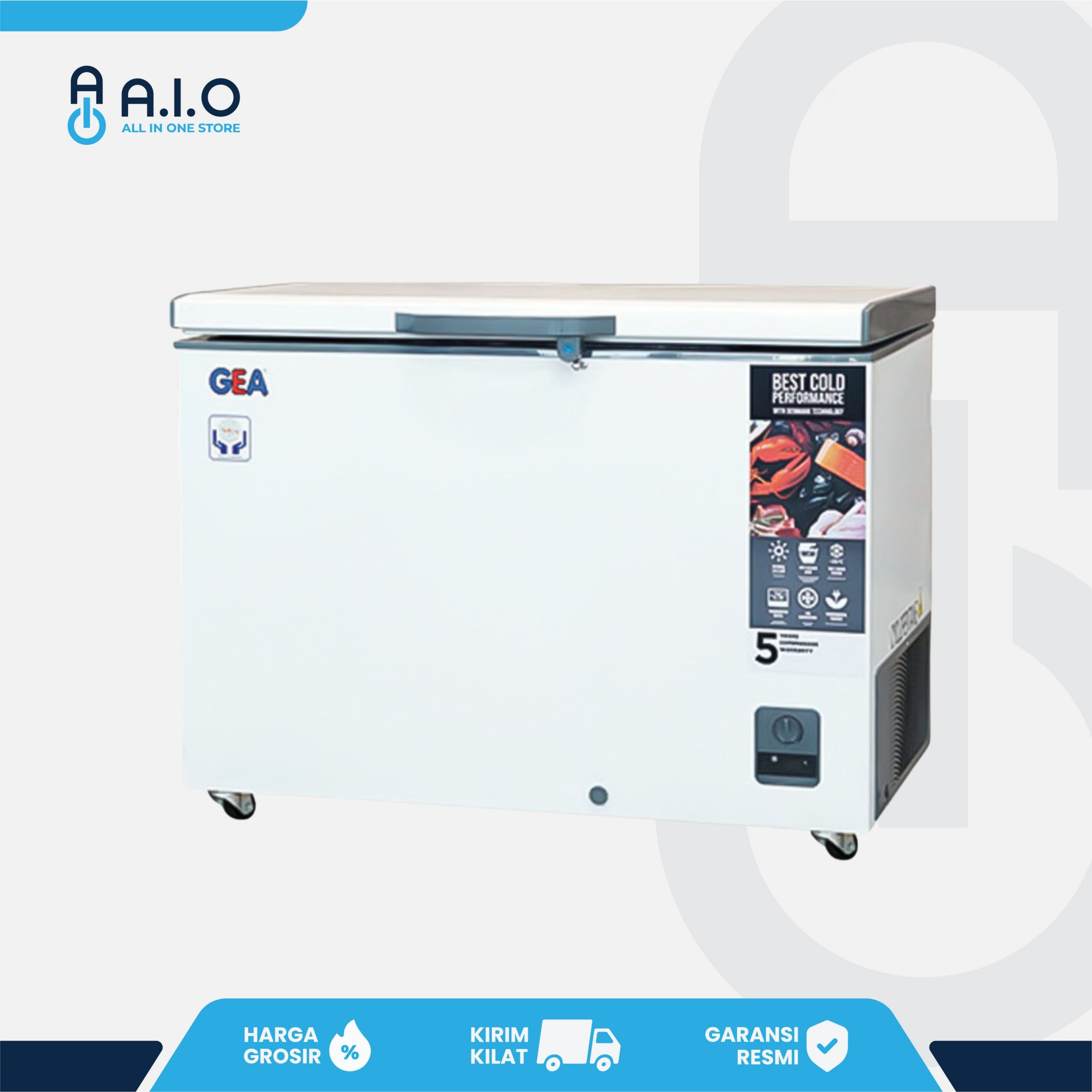 GEA - CHEST FREEZER 1 PINTU 300 L - AB 318R