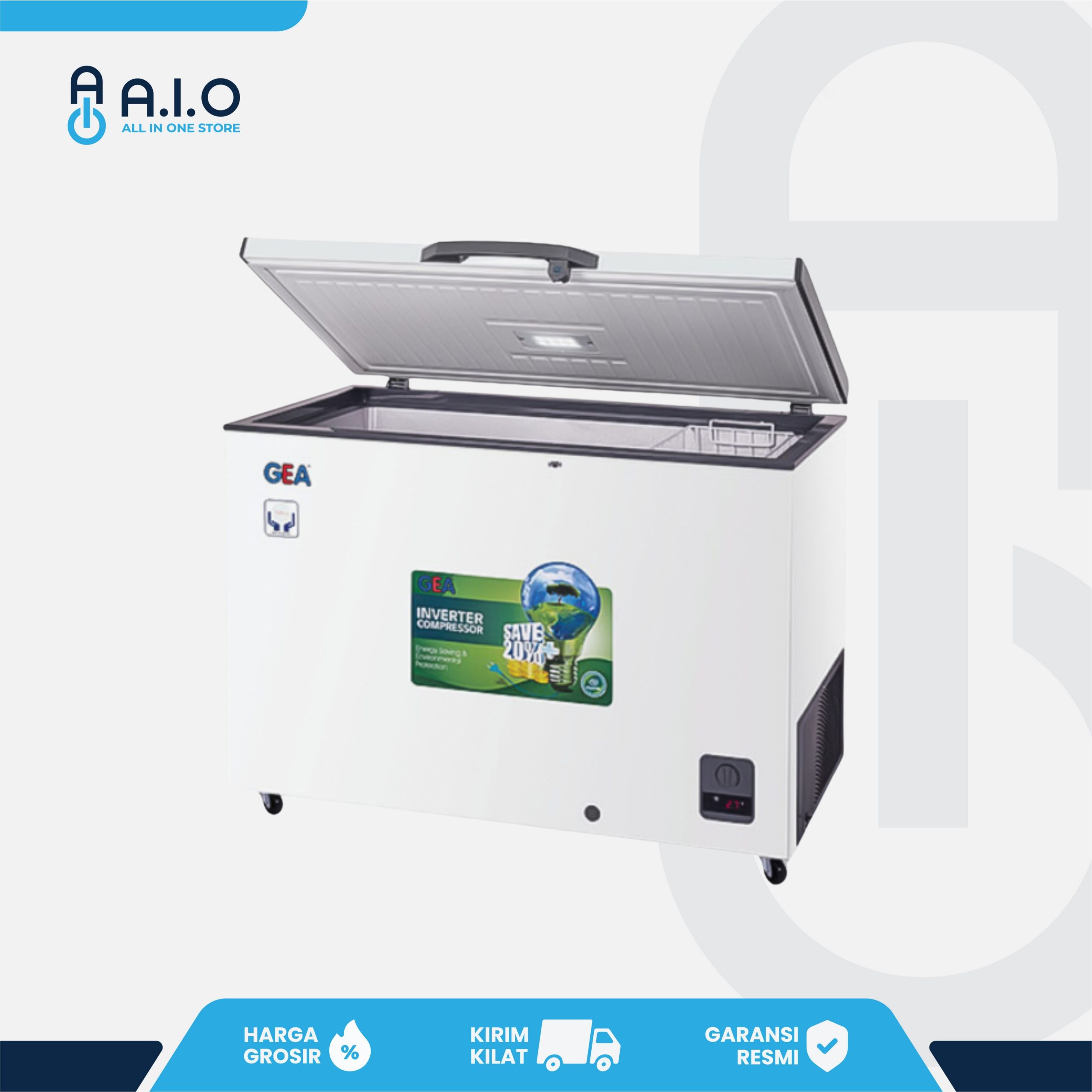 GEA - CHEST FREEZER 1 PINTU 318 L - AB 320ITR