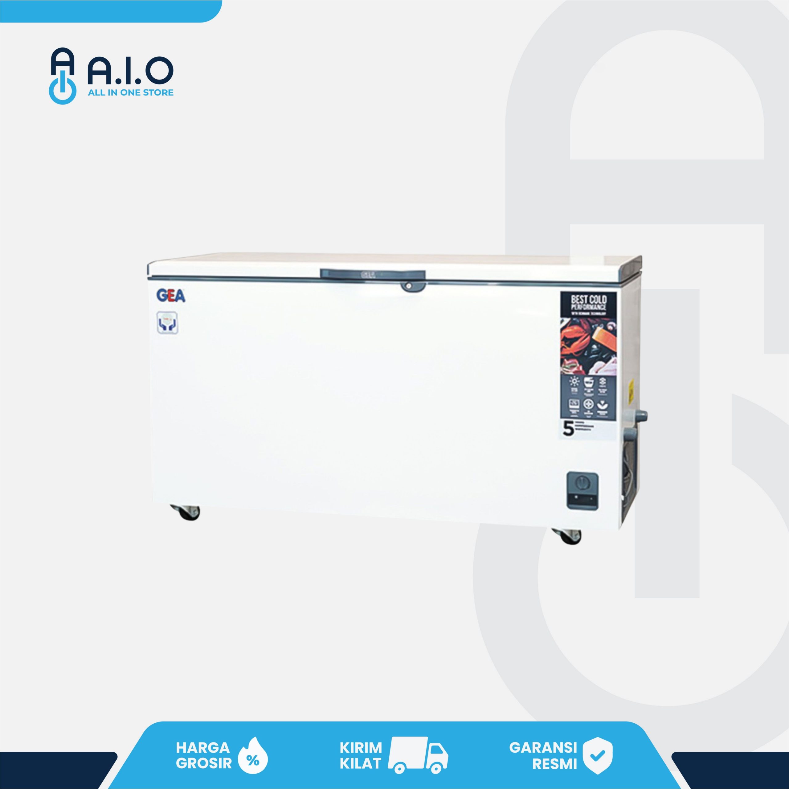 GEA - CHEST FREEZER 1 PINTU 420 L - AB 506R