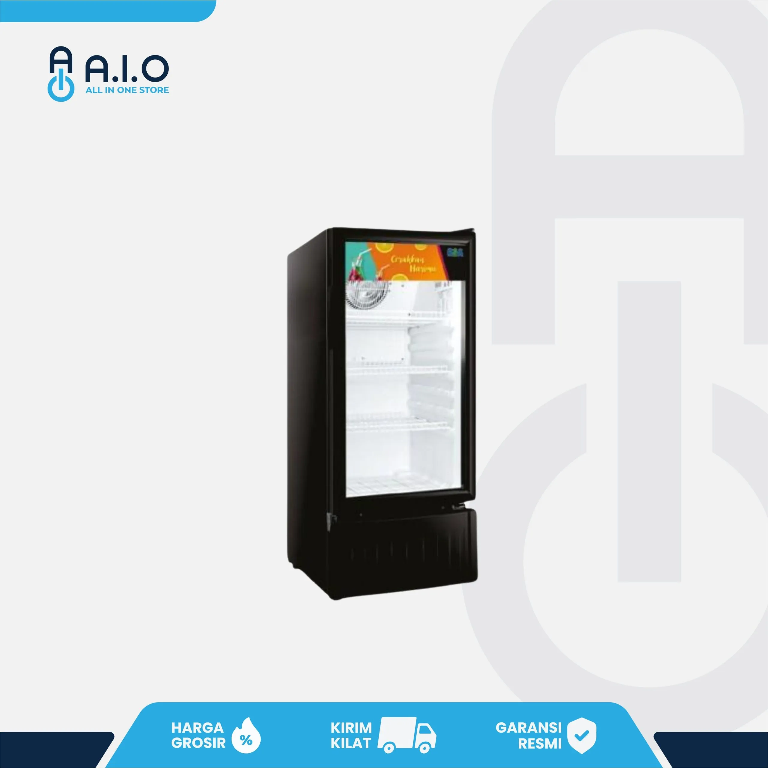 RSA - SHOWCASE 2 PINTU 568 L - TOPAZ 600