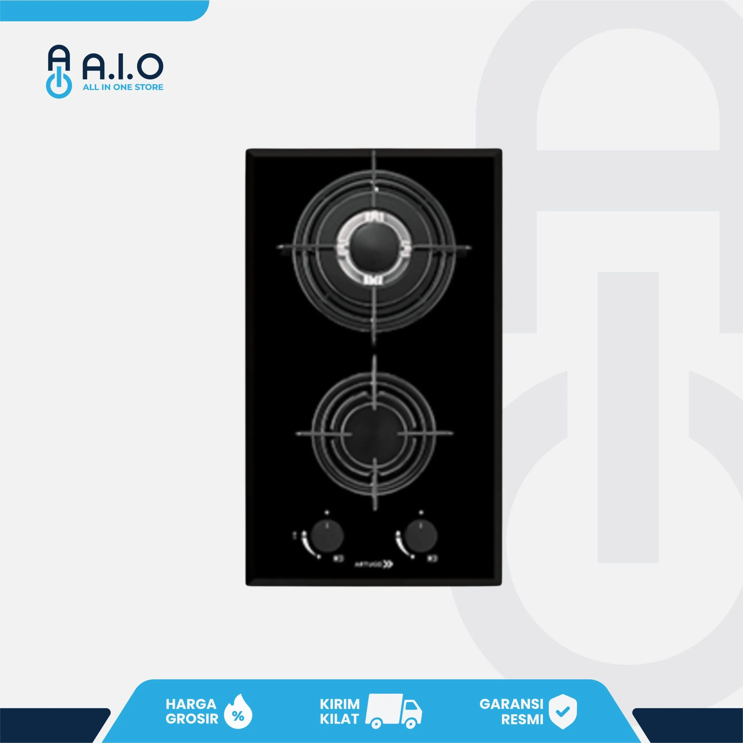 ARTUGO - KOMPOR TANAM 2 TUNGKU - AH 2300NB