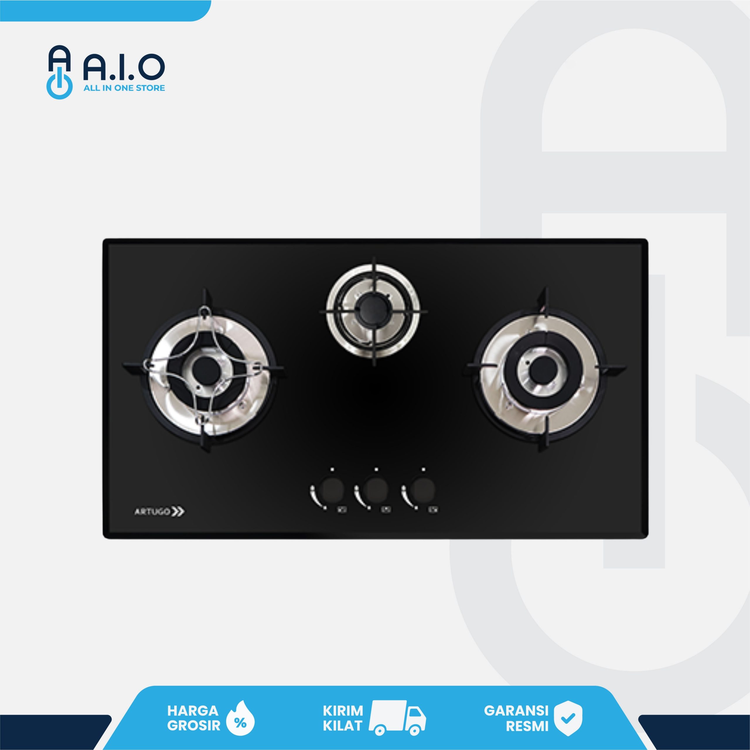 ARTUGO - KOMPOR TANAM 3 TUNGKU - AH 3921NB