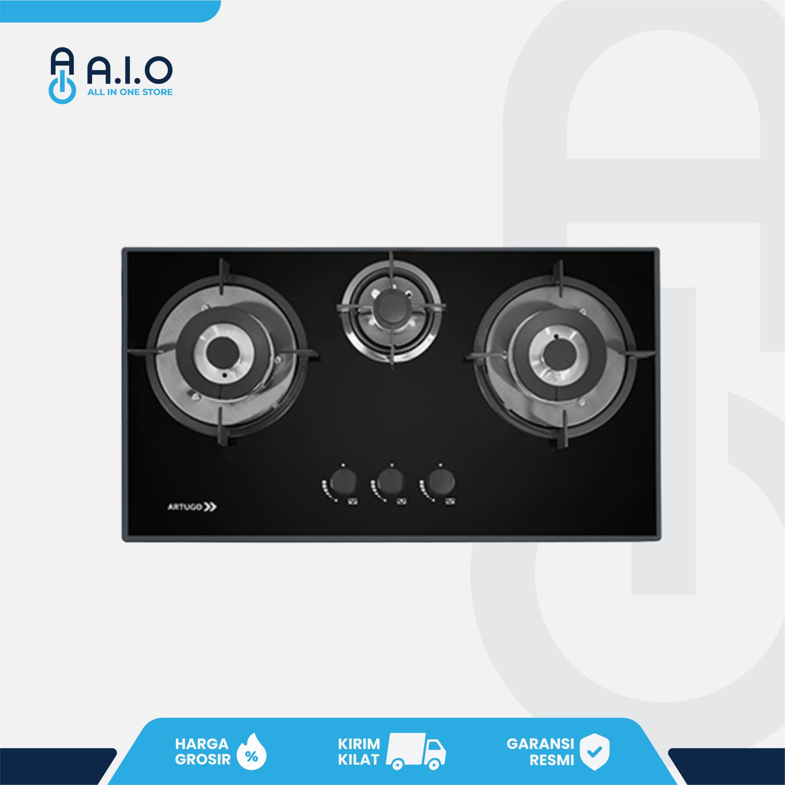 ARTUGO - KOMPOR TANAM 3 TUNGKU - AH 3921NX