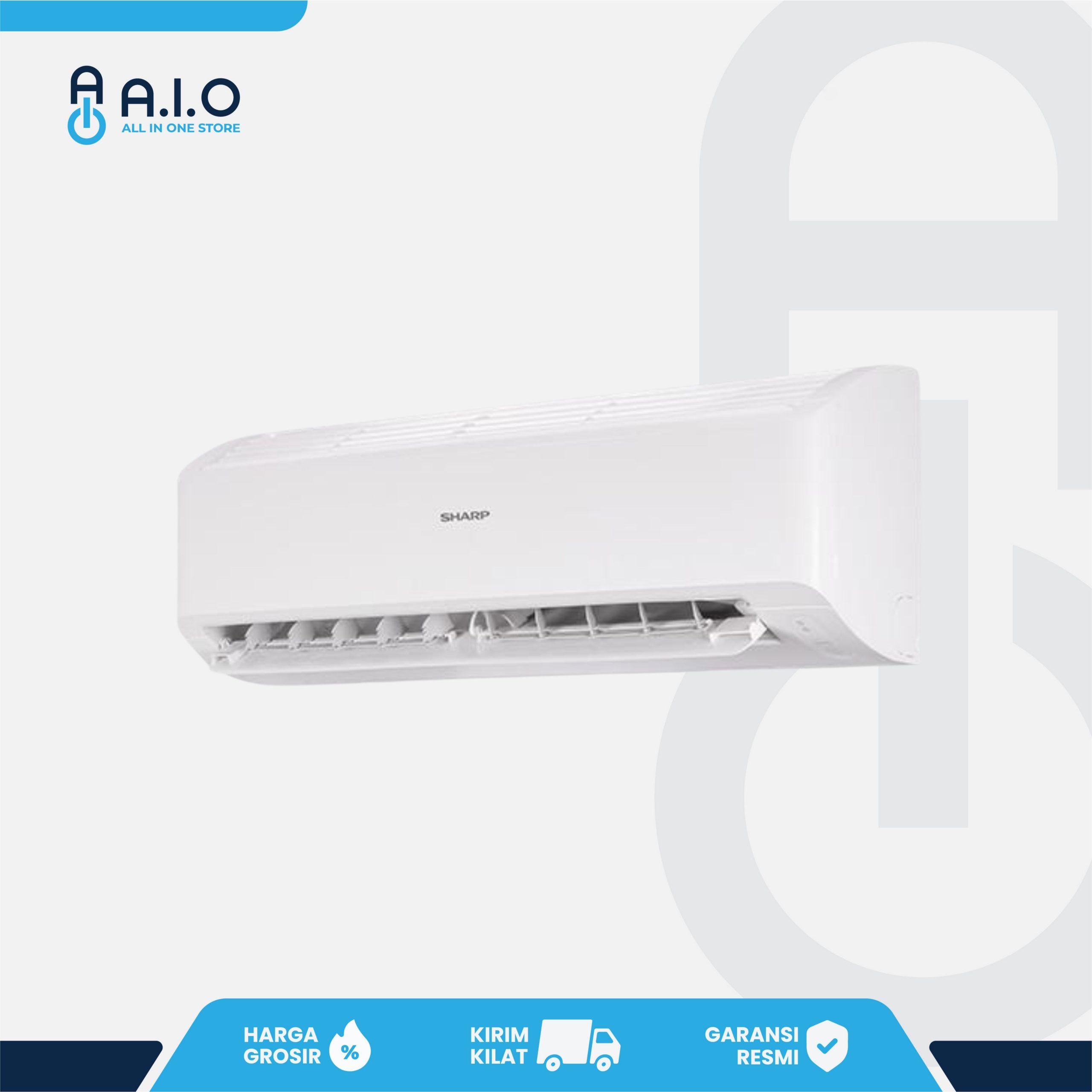 SHARP - AC SPLIT STANDARD 0.5 PK - AH A5BEY 2 SHARP - AC SPLIT STANDARD 0.5 PK - AH A5BEY - Gambar 2