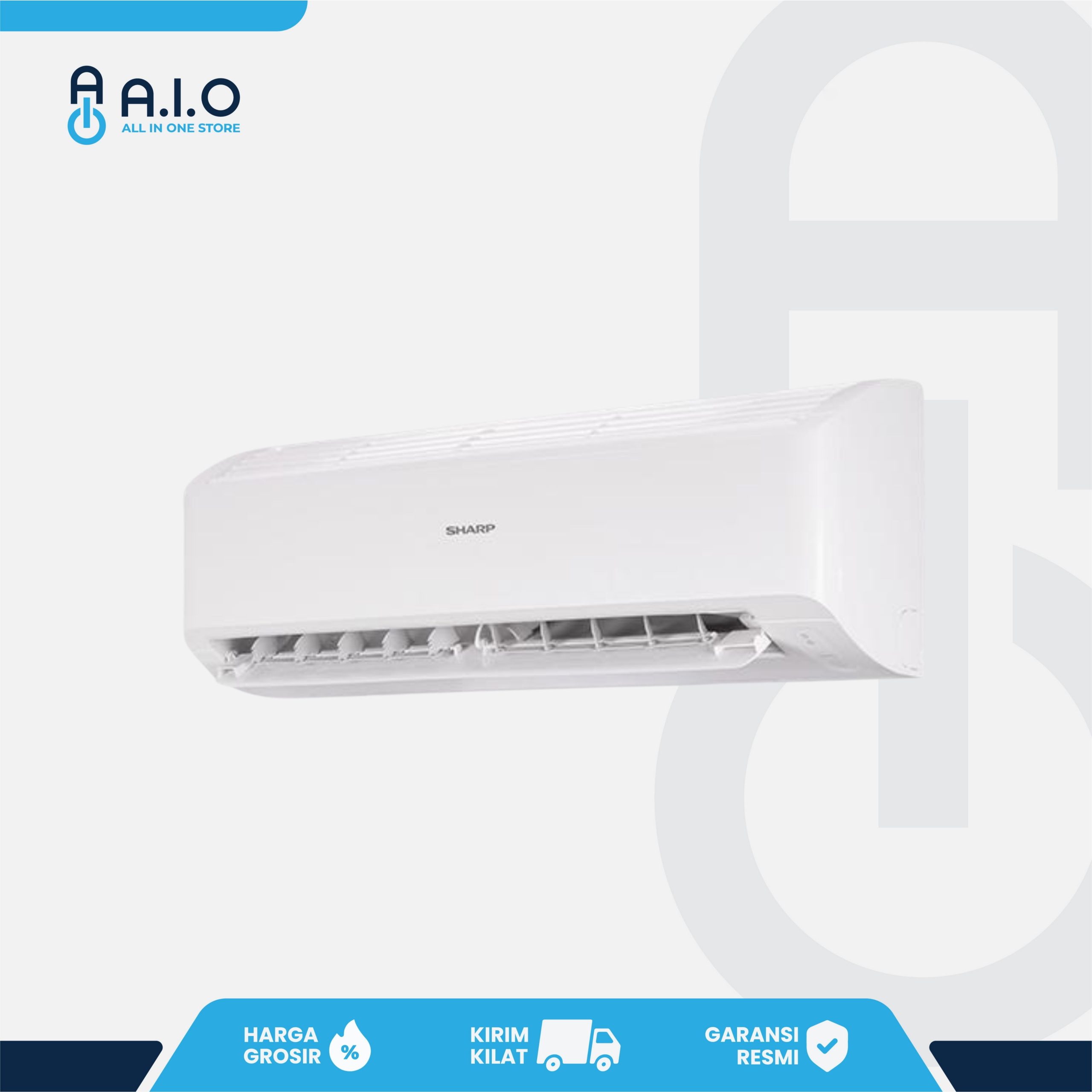 SHARP - AC SPLIT STANDARD 0.75 PK - AH A7BEY 3 SHARP - AC SPLIT STANDARD 0.75 PK - AH A7BEY - Gambar 3