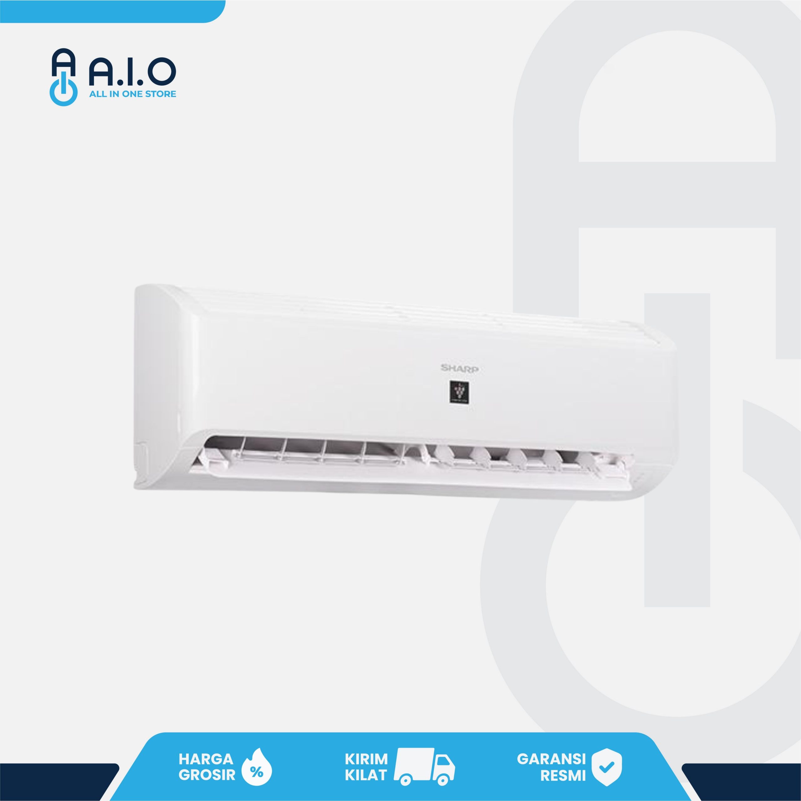 SHARP - AC SPLIT STANDARD PLASMACLUSTER 1 PK - AH AP9BMY 2 SHARP - AC SPLIT STANDARD PLASMACLUSTER 1 PK - AH AP9BMY - Gambar 2