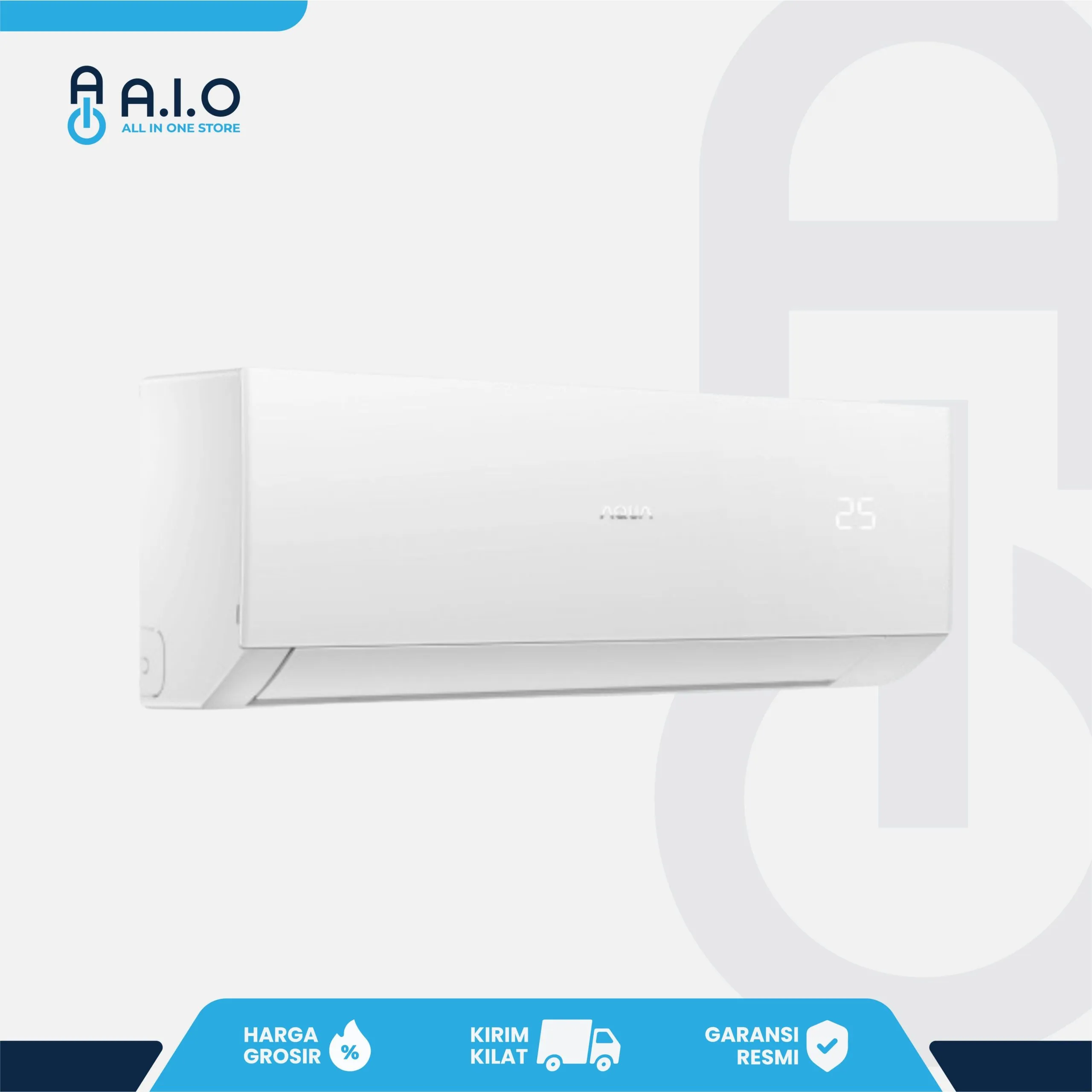 AQUA - AC SPLIT STANDARD 1.5 PK - AQA KCR12FQA(L) 2 AQUA - AC SPLIT STANDARD 1.5 PK - AQA KCR12FQA(L) - Gambar 2