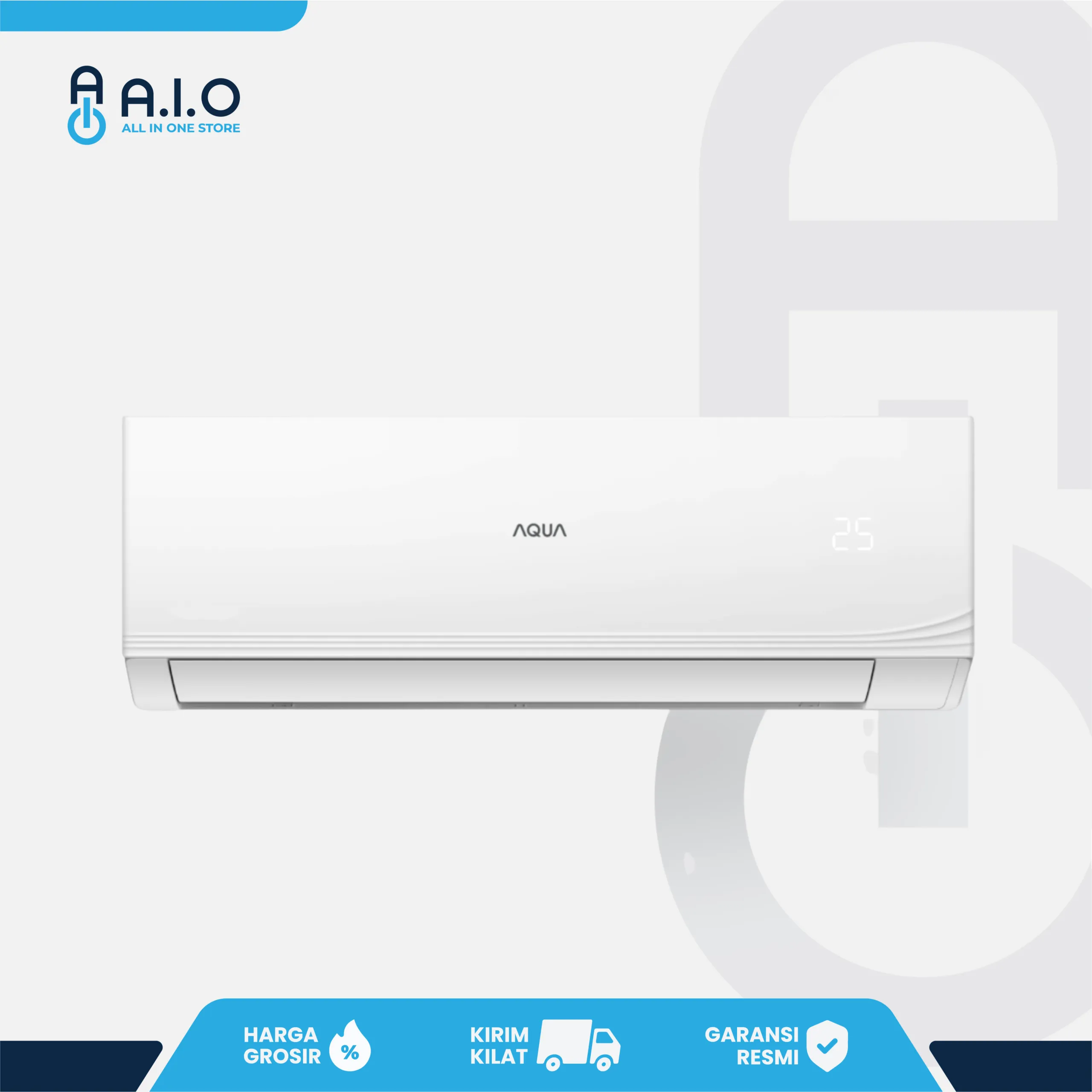 AQUA - AC SPLIT STANDARD 0.5 PK - AQA KCR5FQB(L) 1 AQUA - AC SPLIT STANDARD 0.5 PK - AQA KCR5FQB(L)