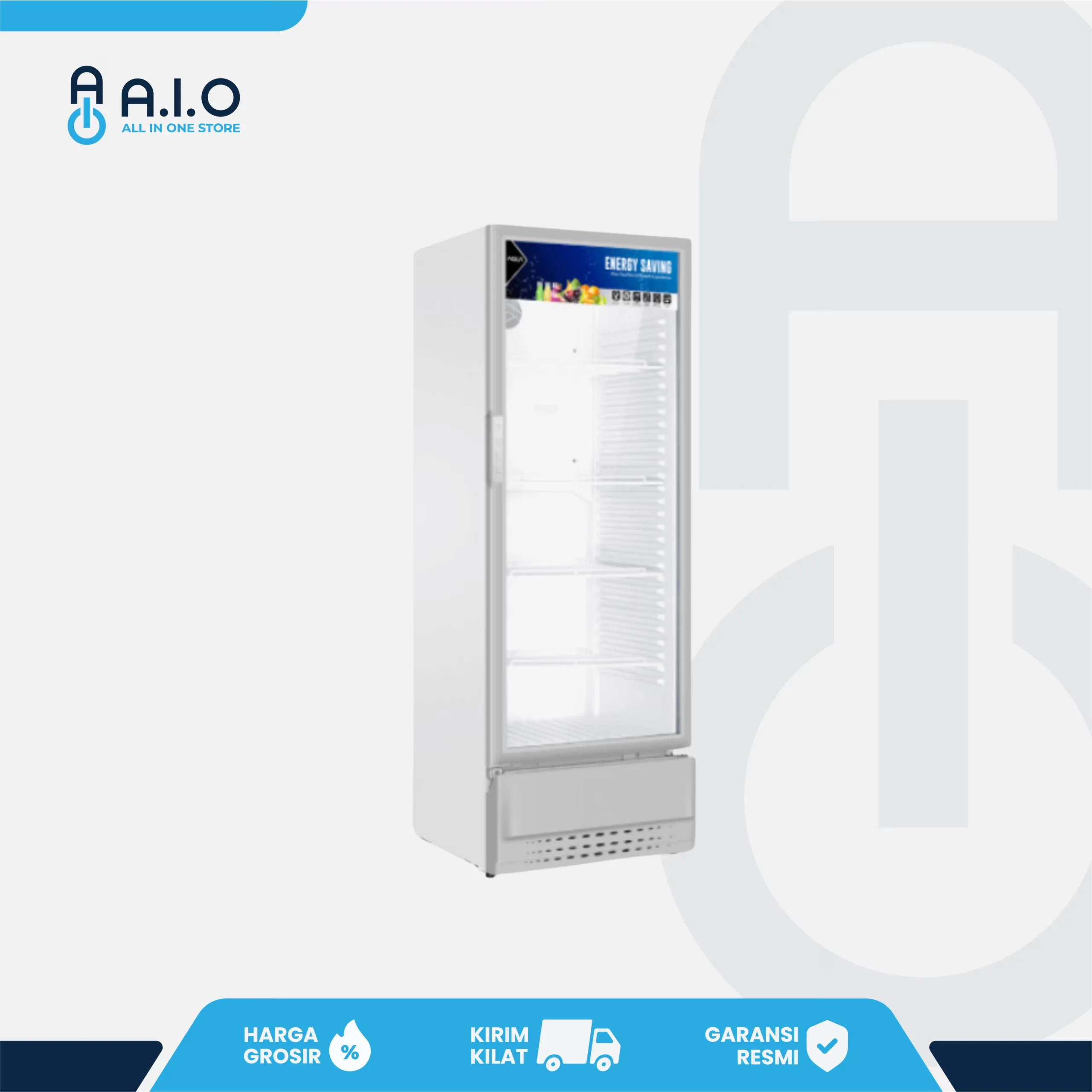 AQUA - SHOWCASE 1 PINTU 230 L - AQB 241AB 2 AQUA - SHOWCASE 1 PINTU 230 L - AQB 241AB - Gambar 2