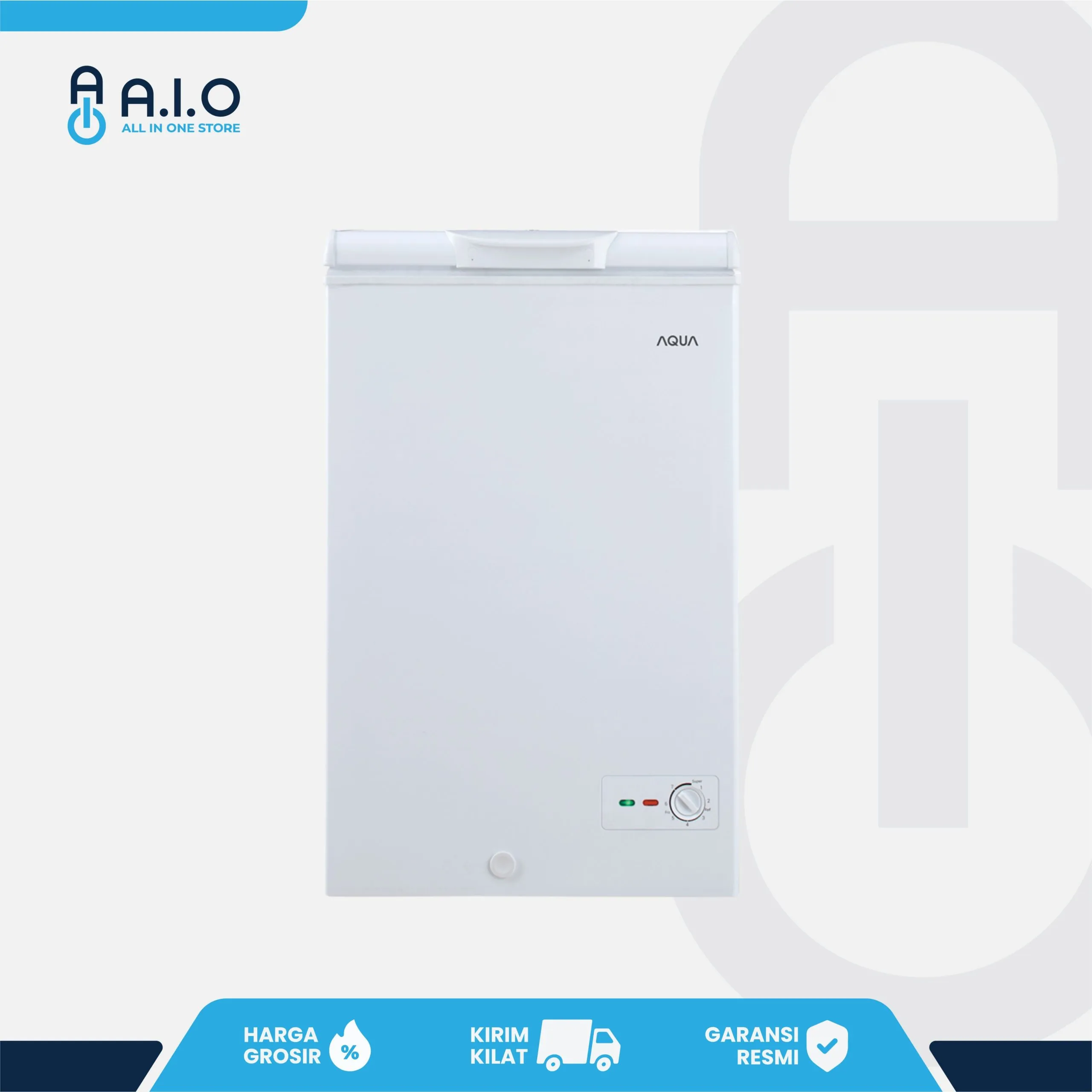 AQUA - CHEST FREEZER 1 PINTU 100 L - AQF 120HC 1 AQUA - CHEST FREEZER 1 PINTU 100 L - AQF 120HC