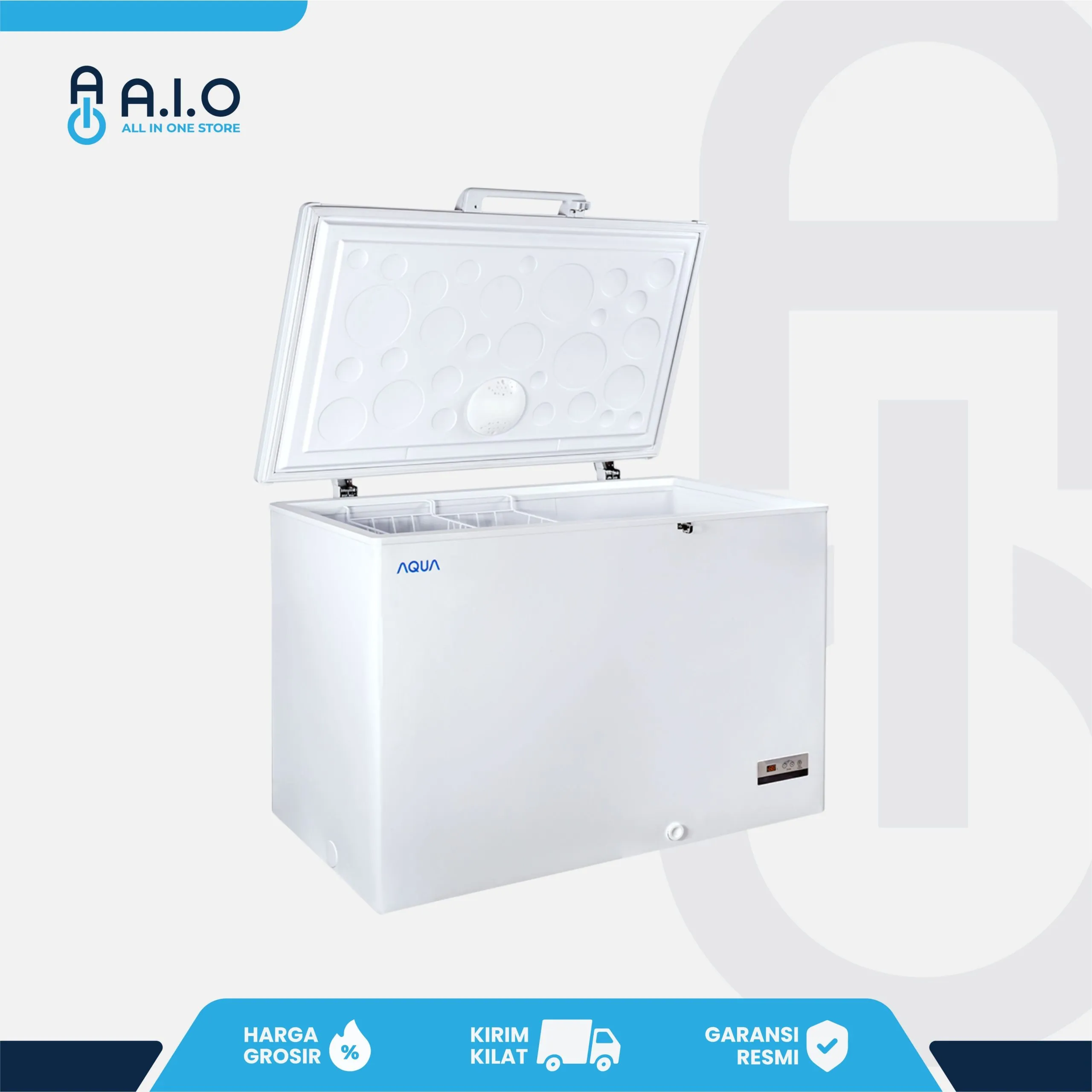 AQUA - CHEST FREEZER 1 PINTU 306 L - AQF 320EC