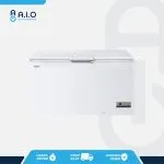 AQF 455EC FRONT AQUA - CHEST FREEZER 2 PINTU 450 L - AQF 455EC