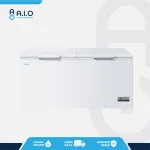 AQF 550EC FRONT AQUA - CHEST FREEZER 2 PINTU 519 L - AQF 550EC