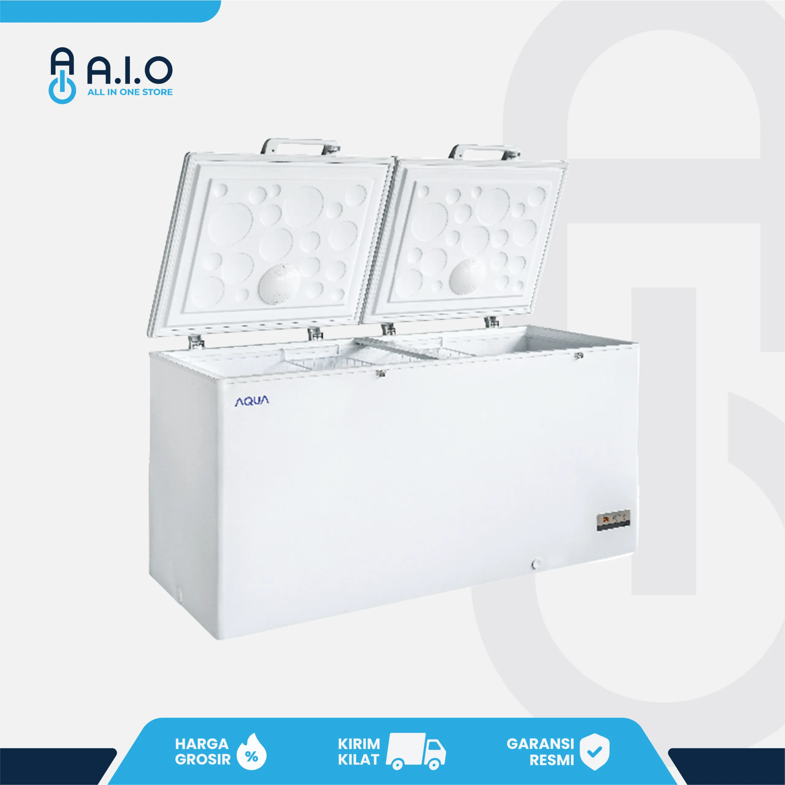 AQUA - CHEST FREEZER 2 PINTU 519 L - AQF 550EC 3 AQUA - CHEST FREEZER 2 PINTU 519 L - AQF 550EC - Gambar 3