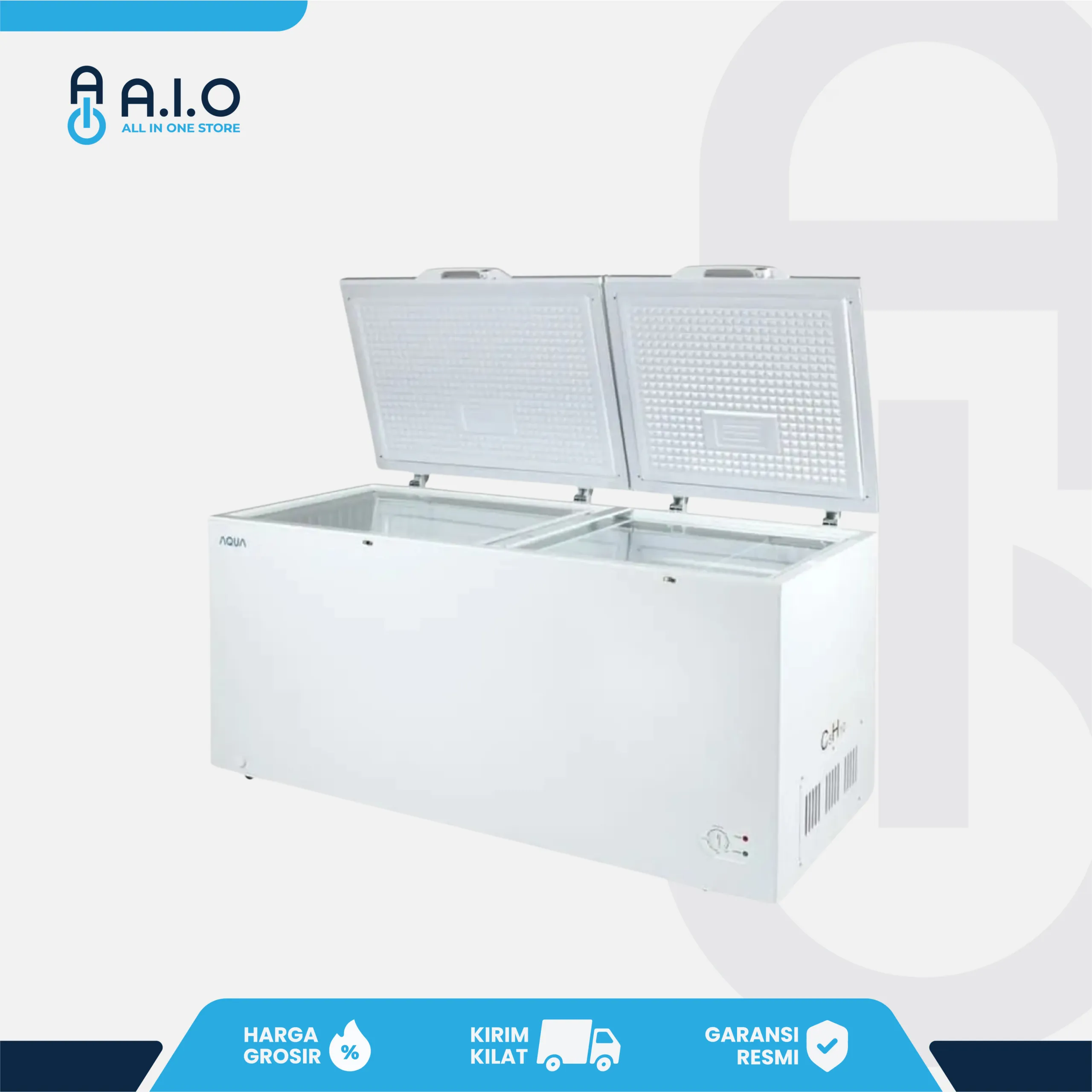 AQUA - CHEST FREEZER 2 PINTU 519 L - AQF 550EC 2 AQUA - CHEST FREEZER 2 PINTU 519 L - AQF 550EC - Gambar 2