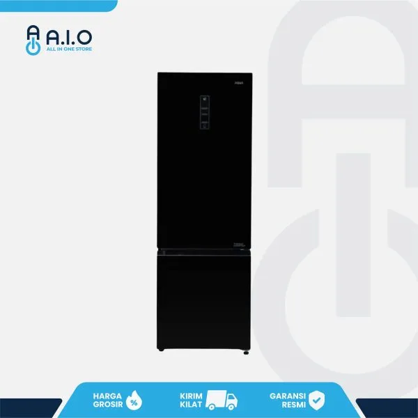 AQUA - KULKAS 2 PINTU 292 L - AQR 320RBG(BK)