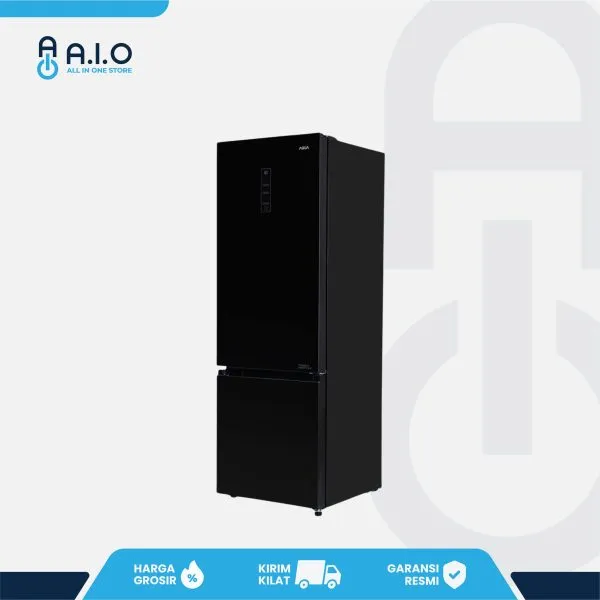 AQUA - KULKAS 2 PINTU 292 L - AQR 320RBG(BK)