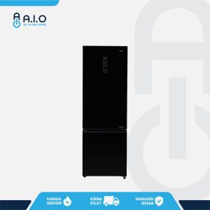 AQUA - KULKAS 2 PINTU 324 L - AQR 350RBG(BK)