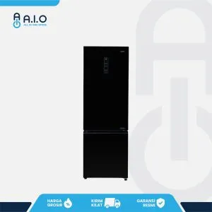 AQUA - KULKAS 2 PINTU 324 L - AQR 350RBG(BK)